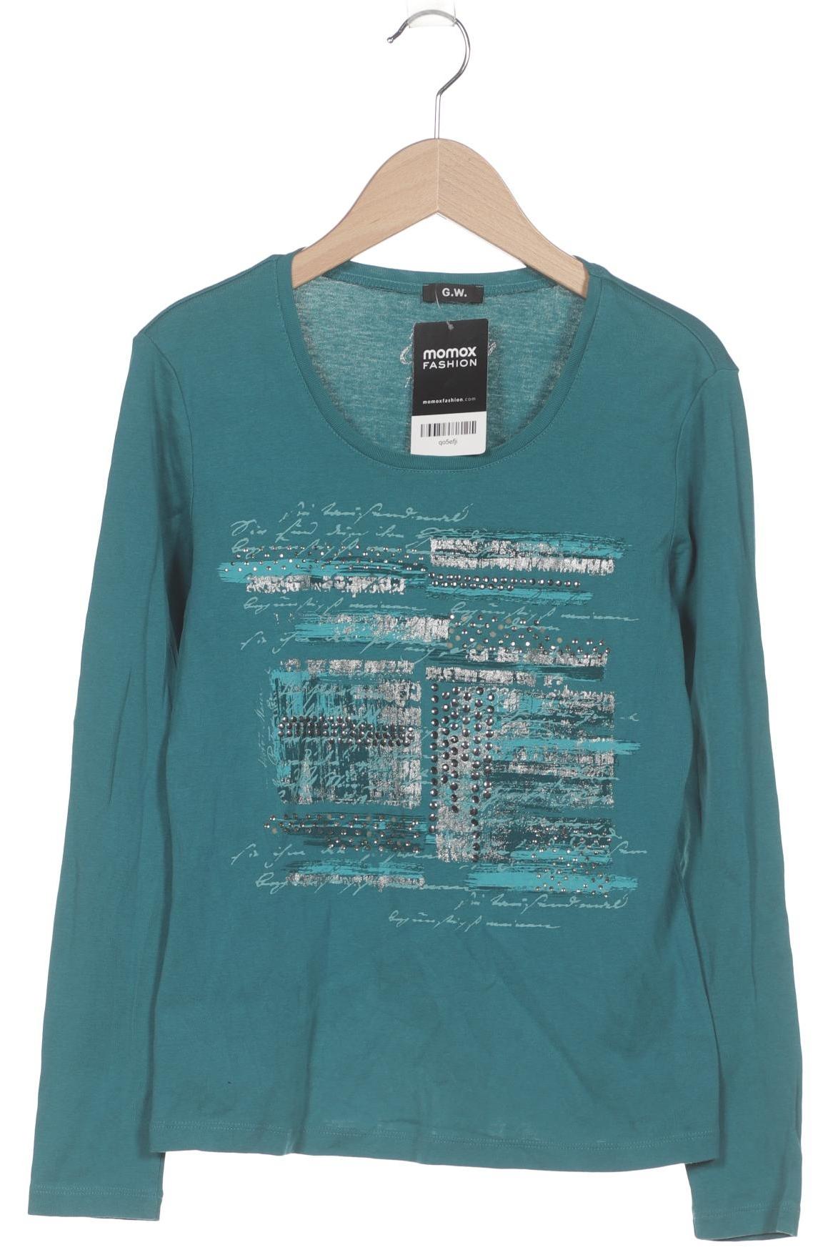 

Gerry Weber Damen Langarmshirt, türkis, Gr. 36