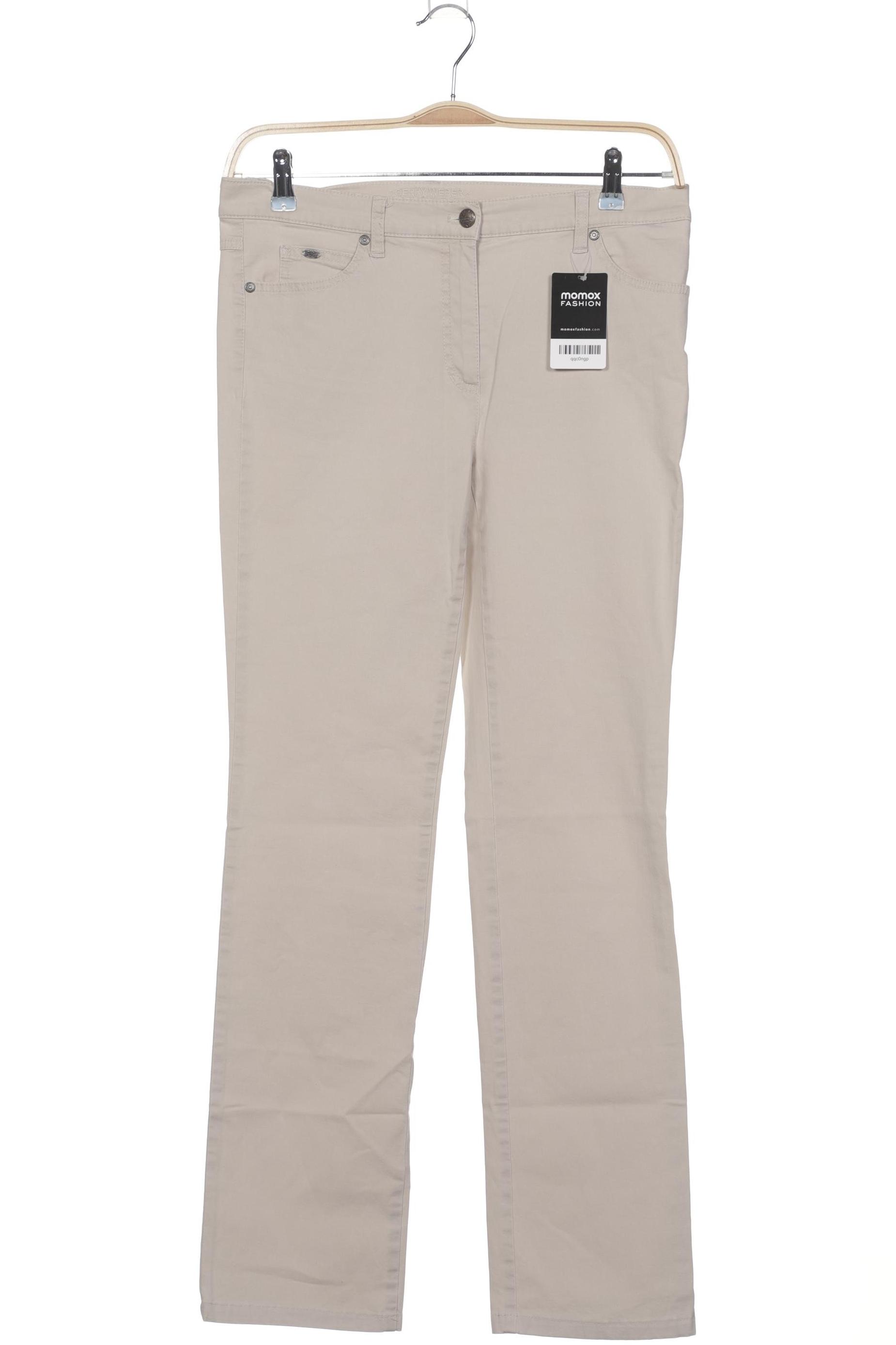 

Gerry Weber Damen Stoffhose, beige, Gr. 38