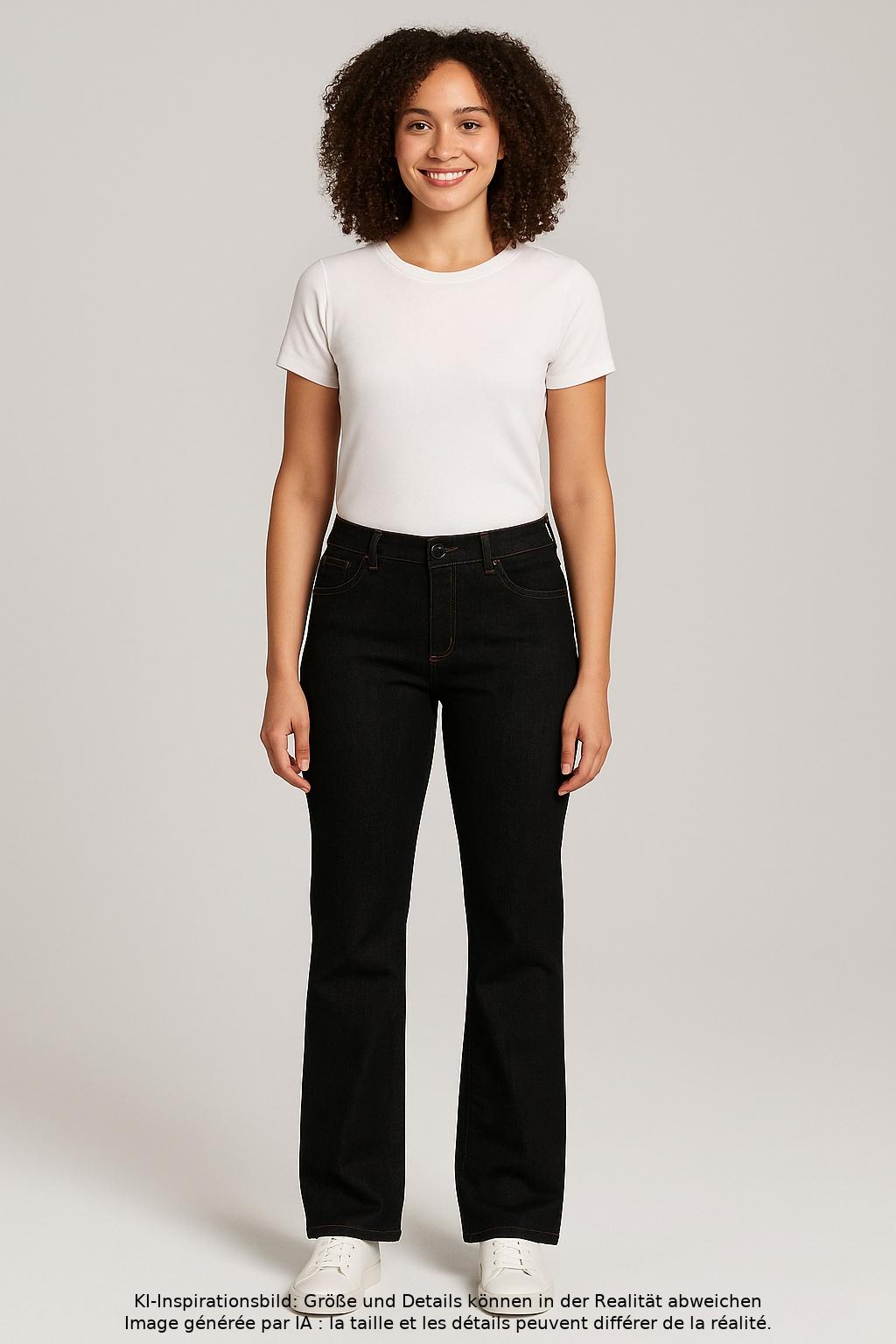 

Gerry Weber Damen Jeans, schwarz, Gr. 42