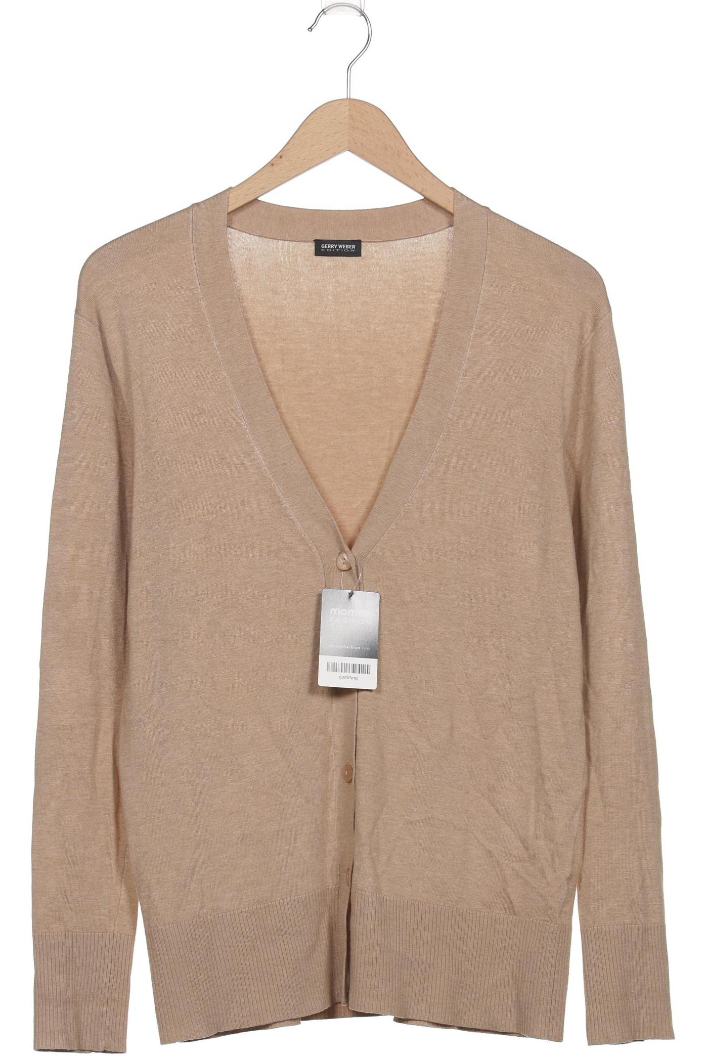 

Gerry Weber Damen Strickjacke, beige, Gr. 40