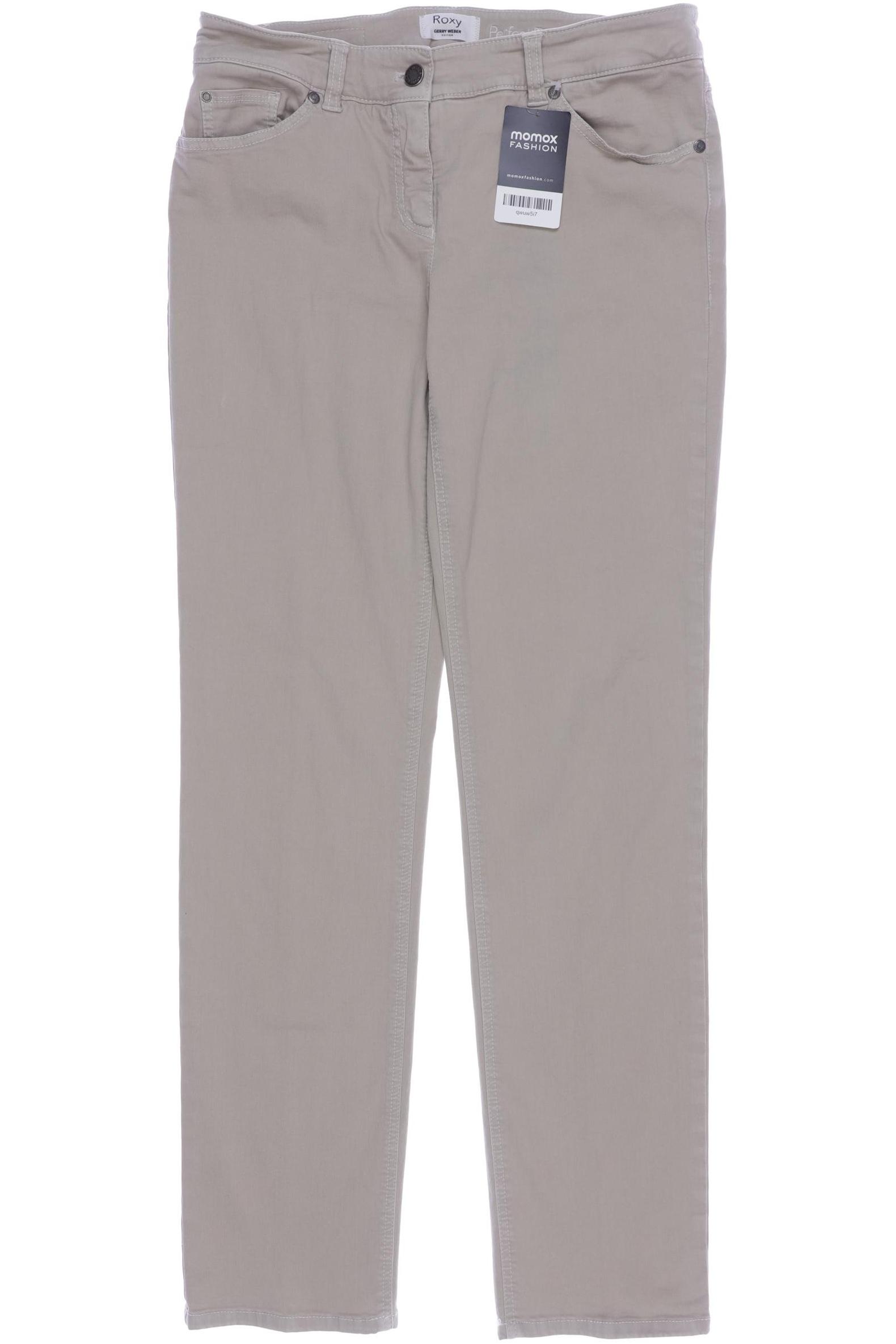 

Gerry Weber Damen Stoffhose, beige, Gr. 40