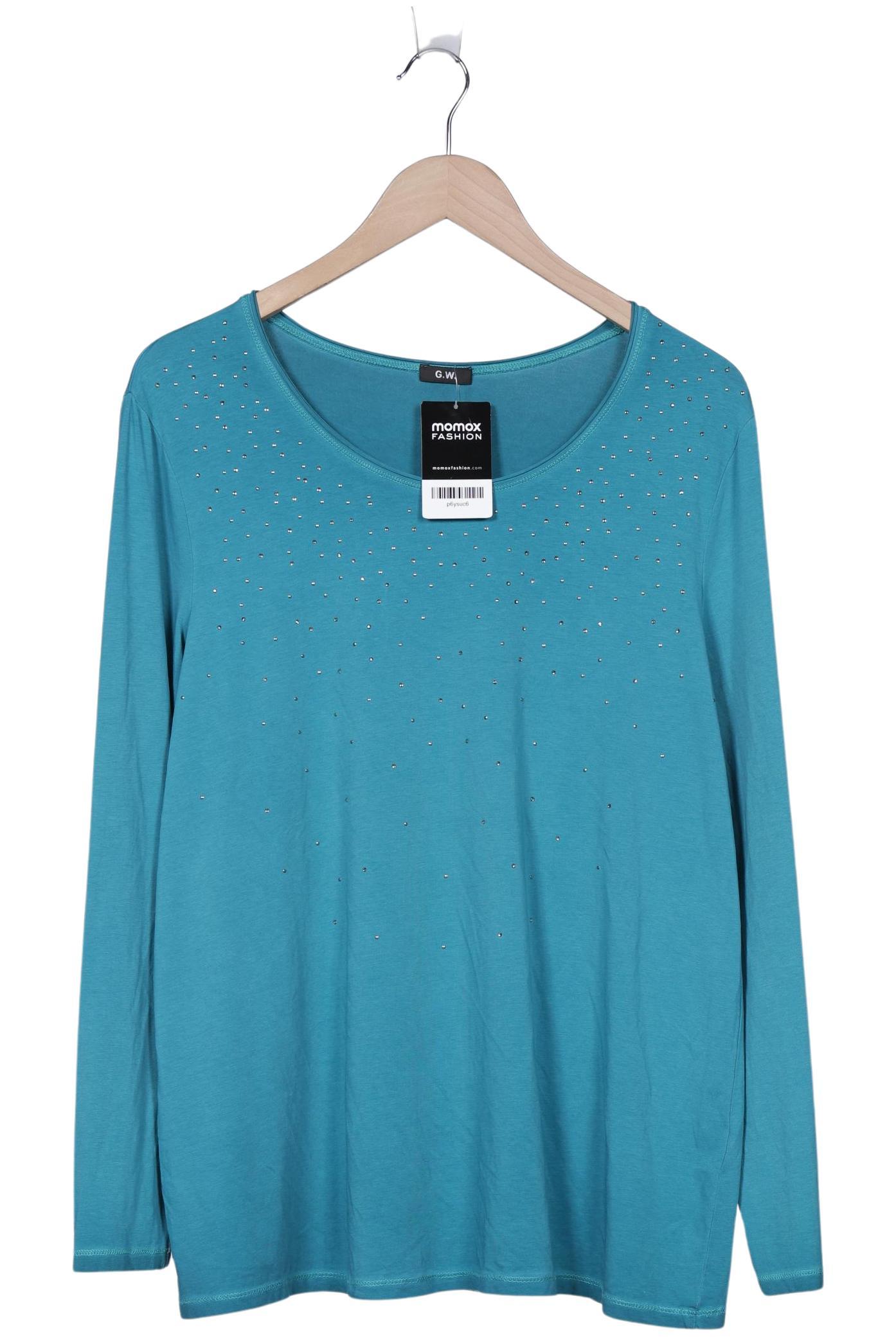 

Gerry Weber Damen Langarmshirt, türkis, Gr. 46