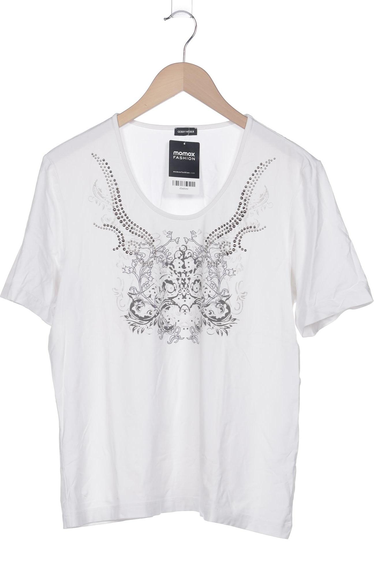 

Gerry Weber Damen T-Shirt, cremeweiß, Gr. 44