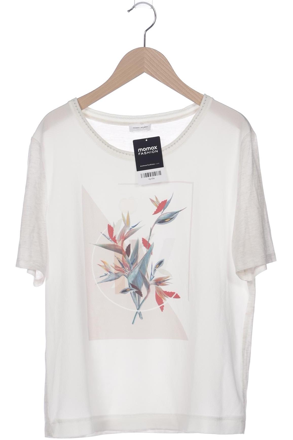 

Gerry Weber Damen T-Shirt, cremeweiß, Gr. 42