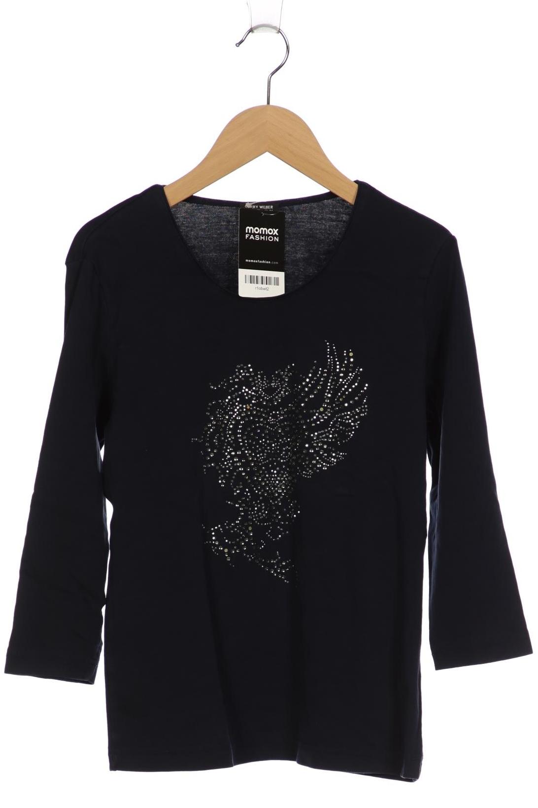 

Gerry Weber Damen Langarmshirt, marineblau, Gr. 36