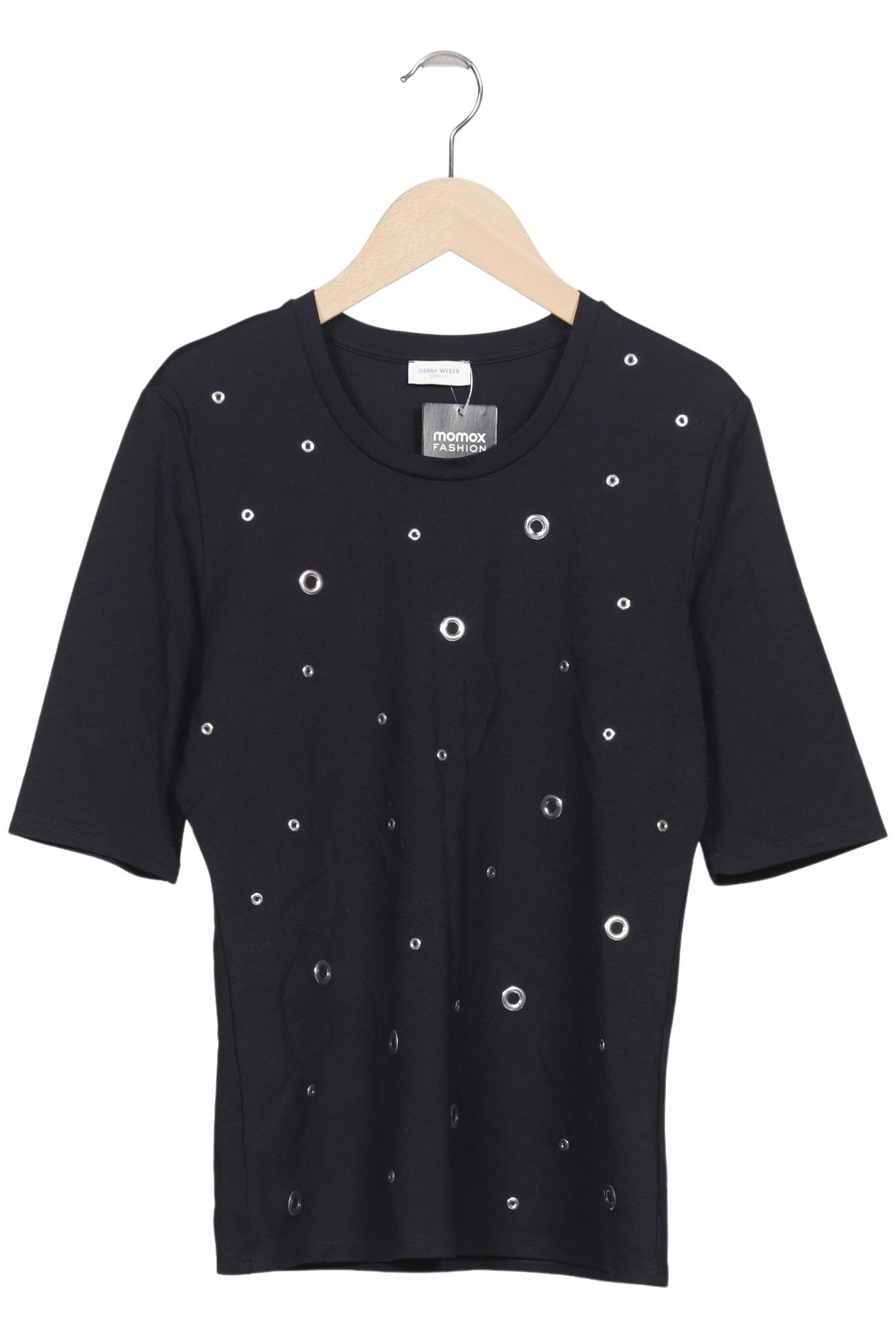 

Gerry Weber Damen T-Shirt, schwarz, Gr. 38