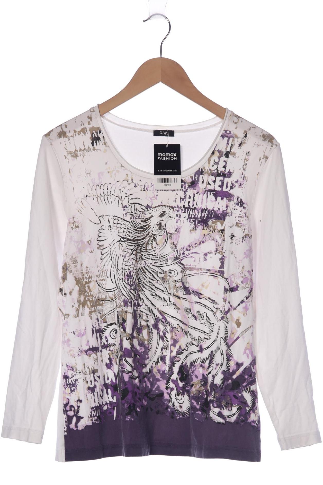 

Gerry Weber Damen Langarmshirt, weiß, Gr. 42