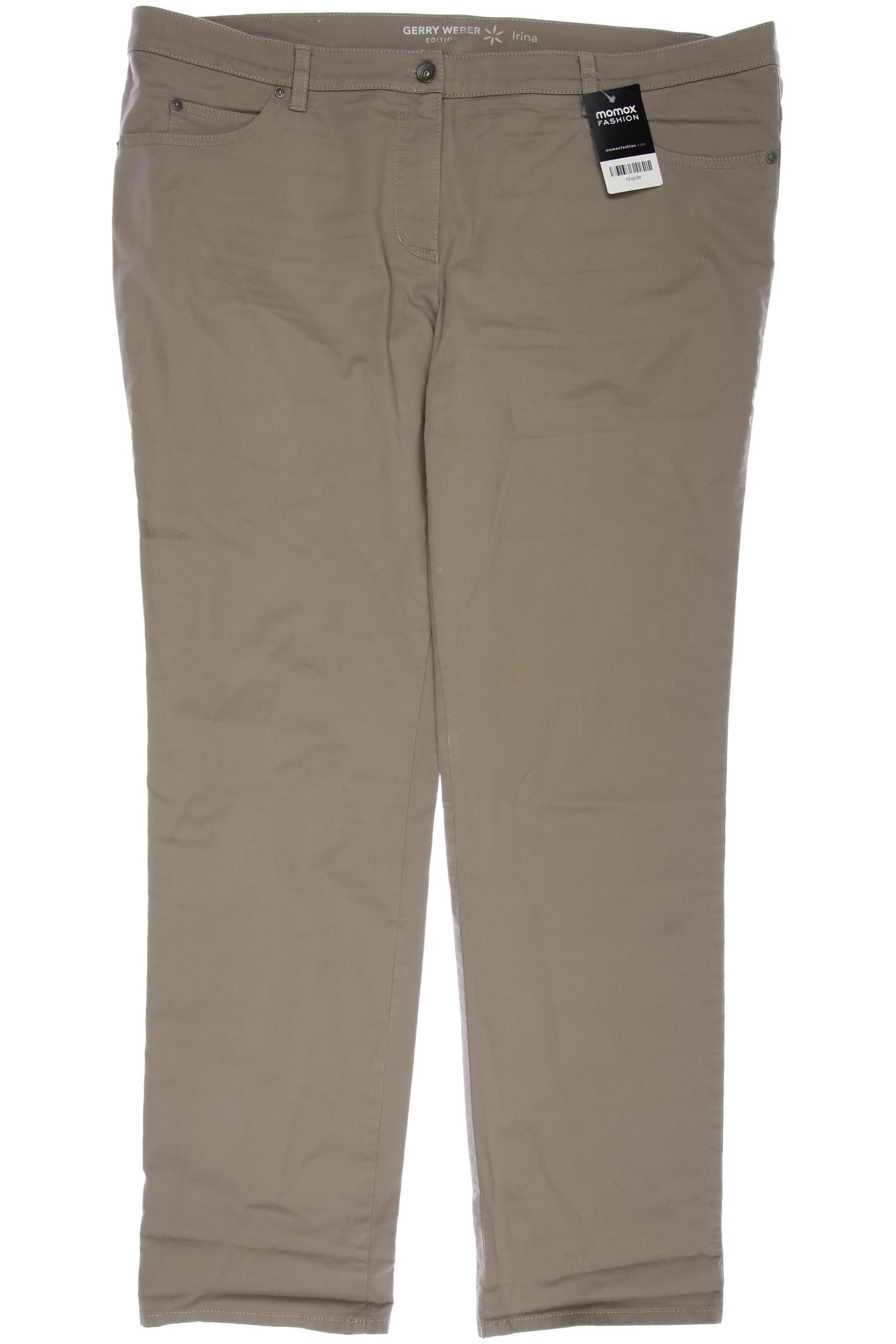 

Gerry Weber Damen Stoffhose, beige, Gr. 48