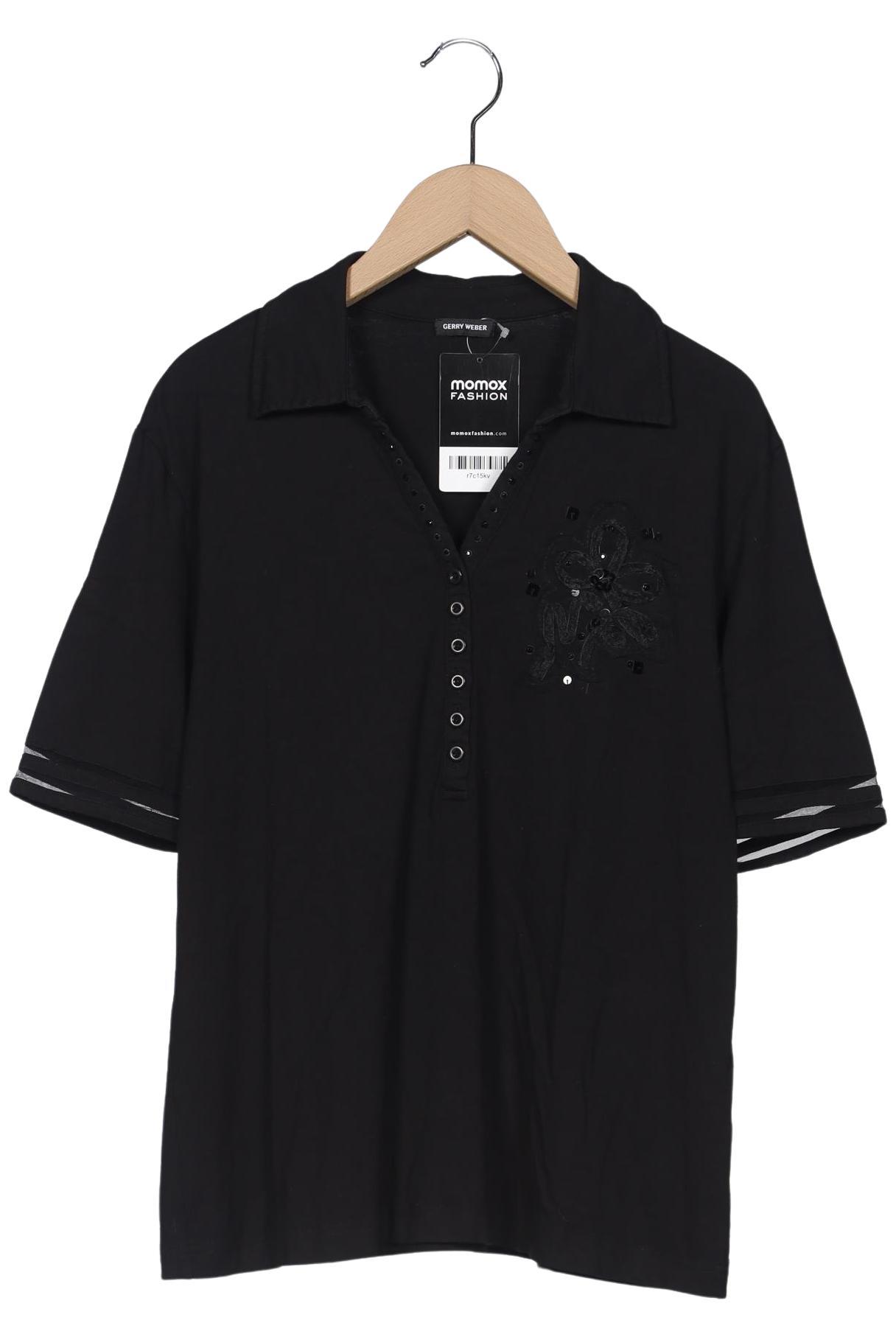 

Gerry Weber Damen Poloshirt, schwarz, Gr. 42