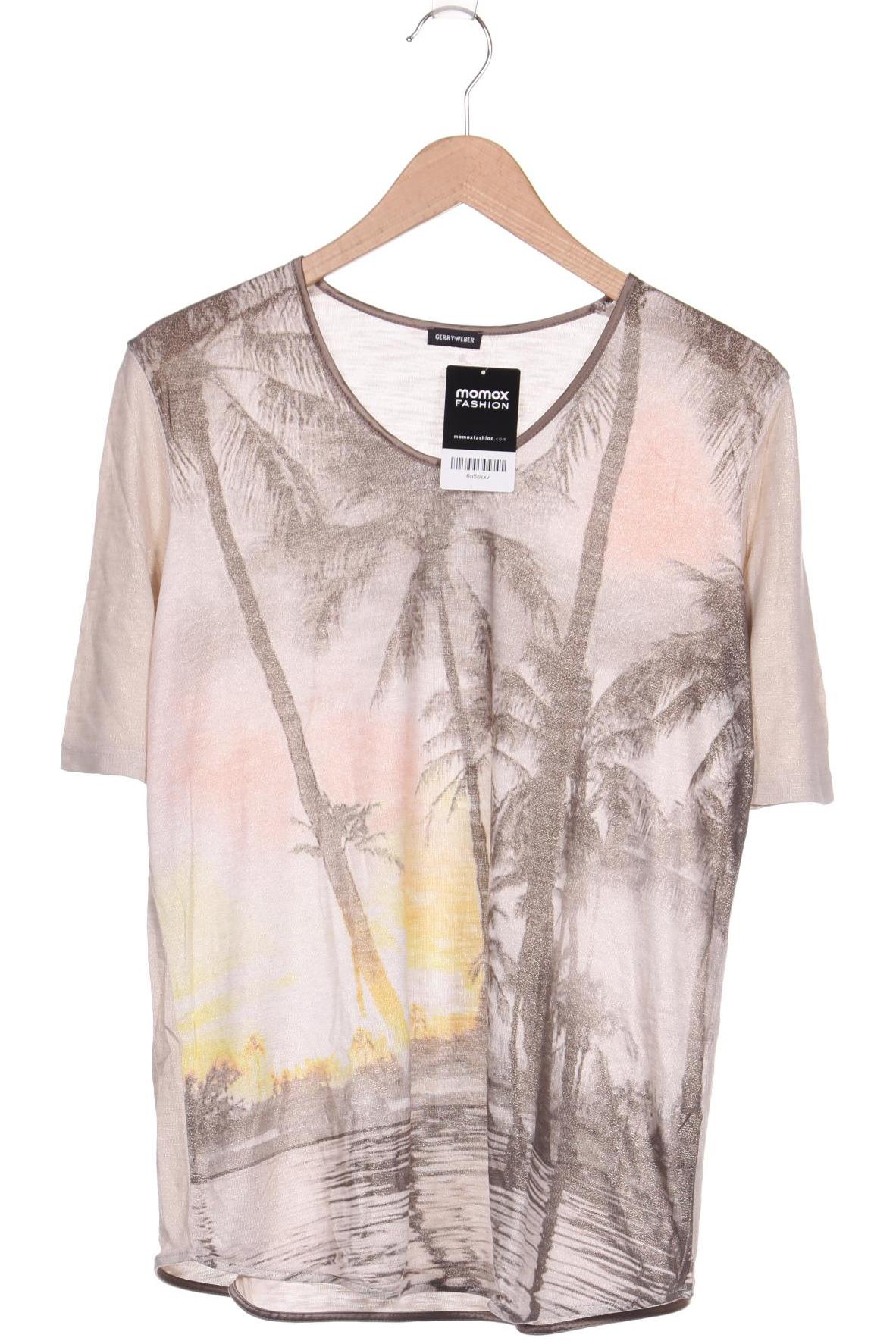 

Gerry Weber Damen T-Shirt, beige, Gr. 42