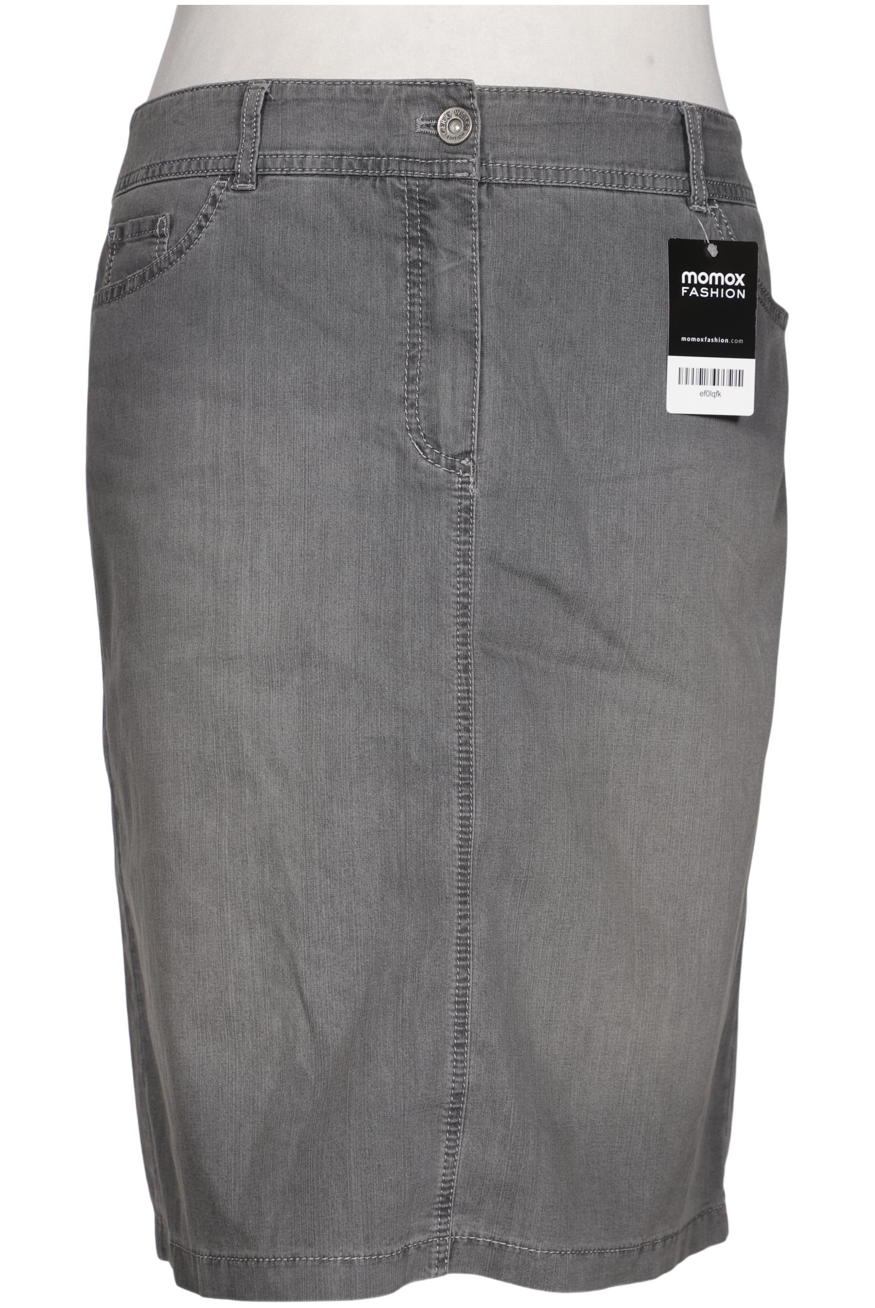 

Gerry Weber Damen Rock, grau, Gr. 44
