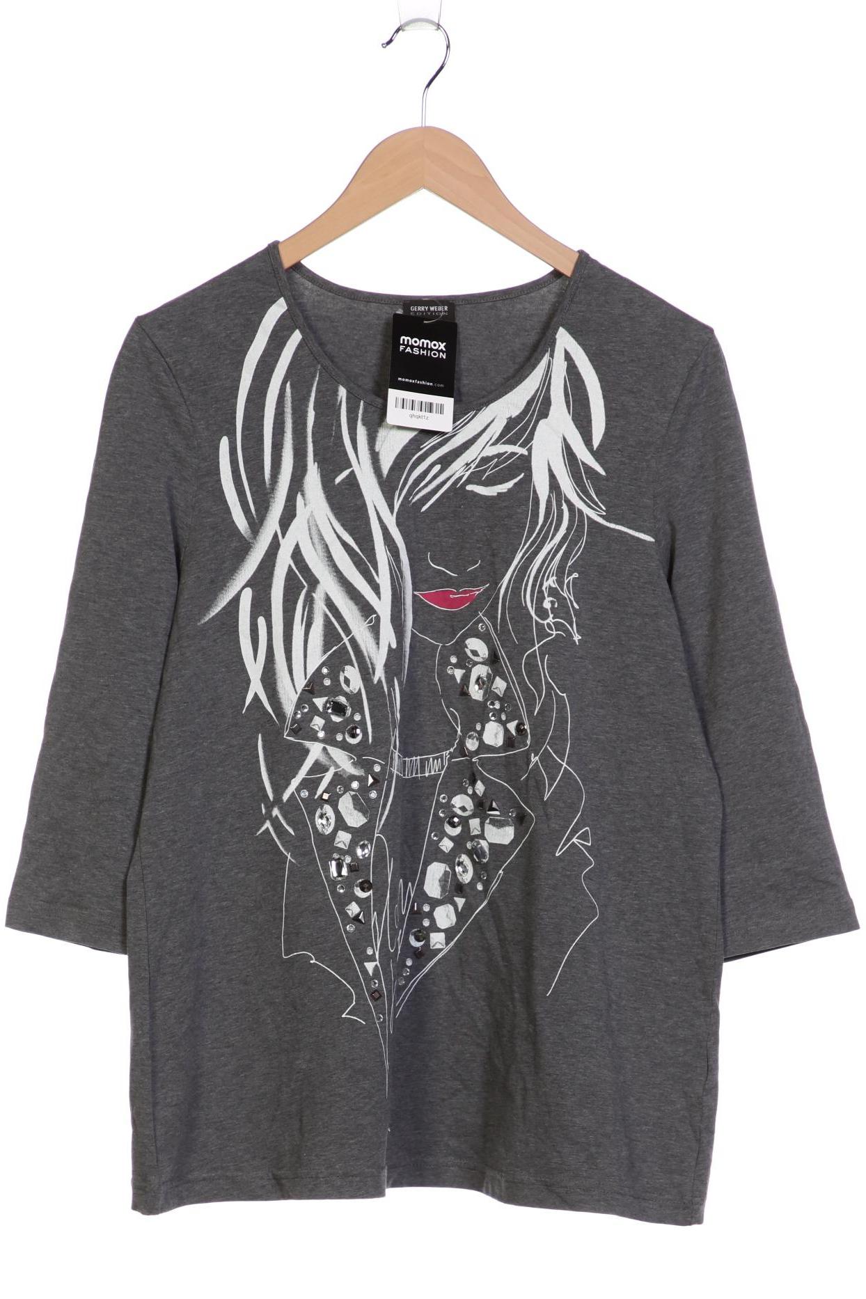 

Gerry Weber Damen Langarmshirt, grau, Gr. 46