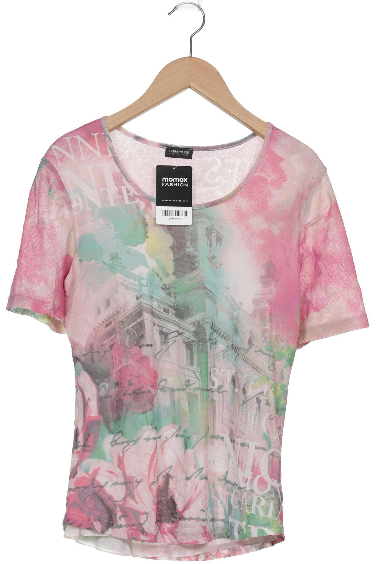 

Gerry Weber Damen T-Shirt, mehrfarbig, Gr. 38