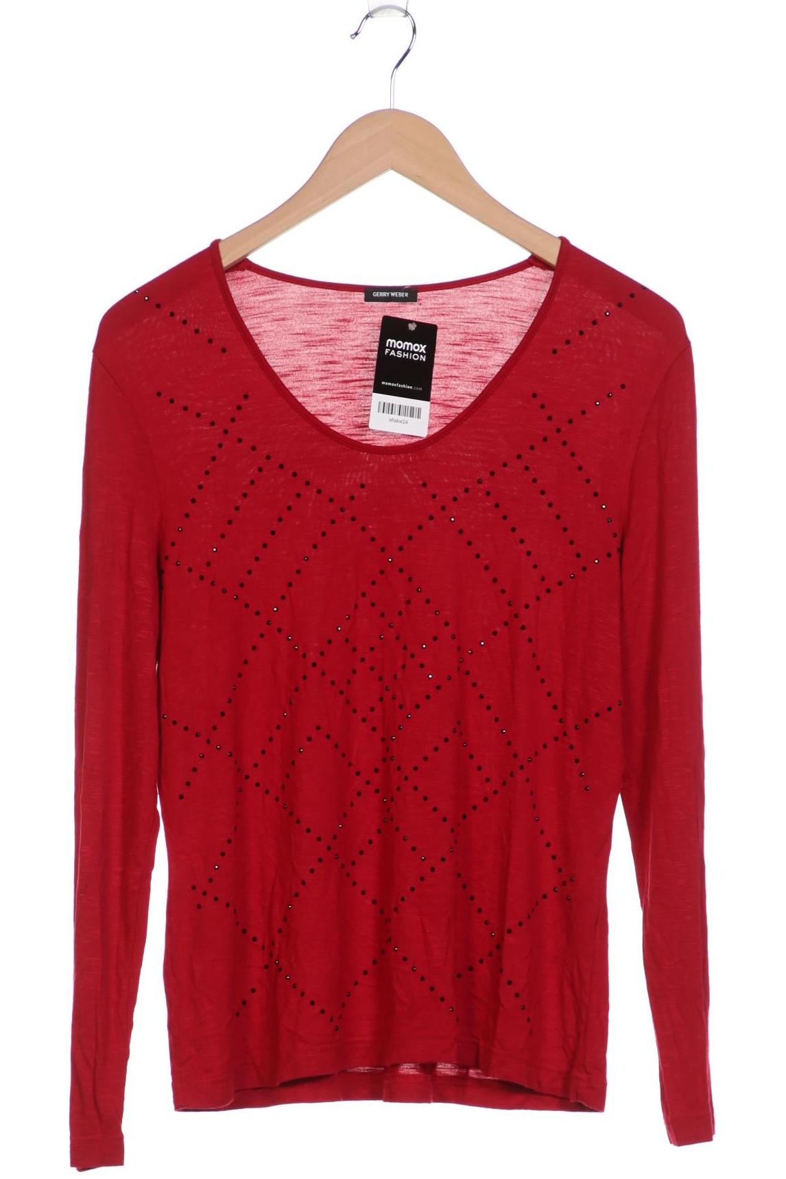 

Gerry Weber Damen Langarmshirt, bordeaux, Gr. 42
