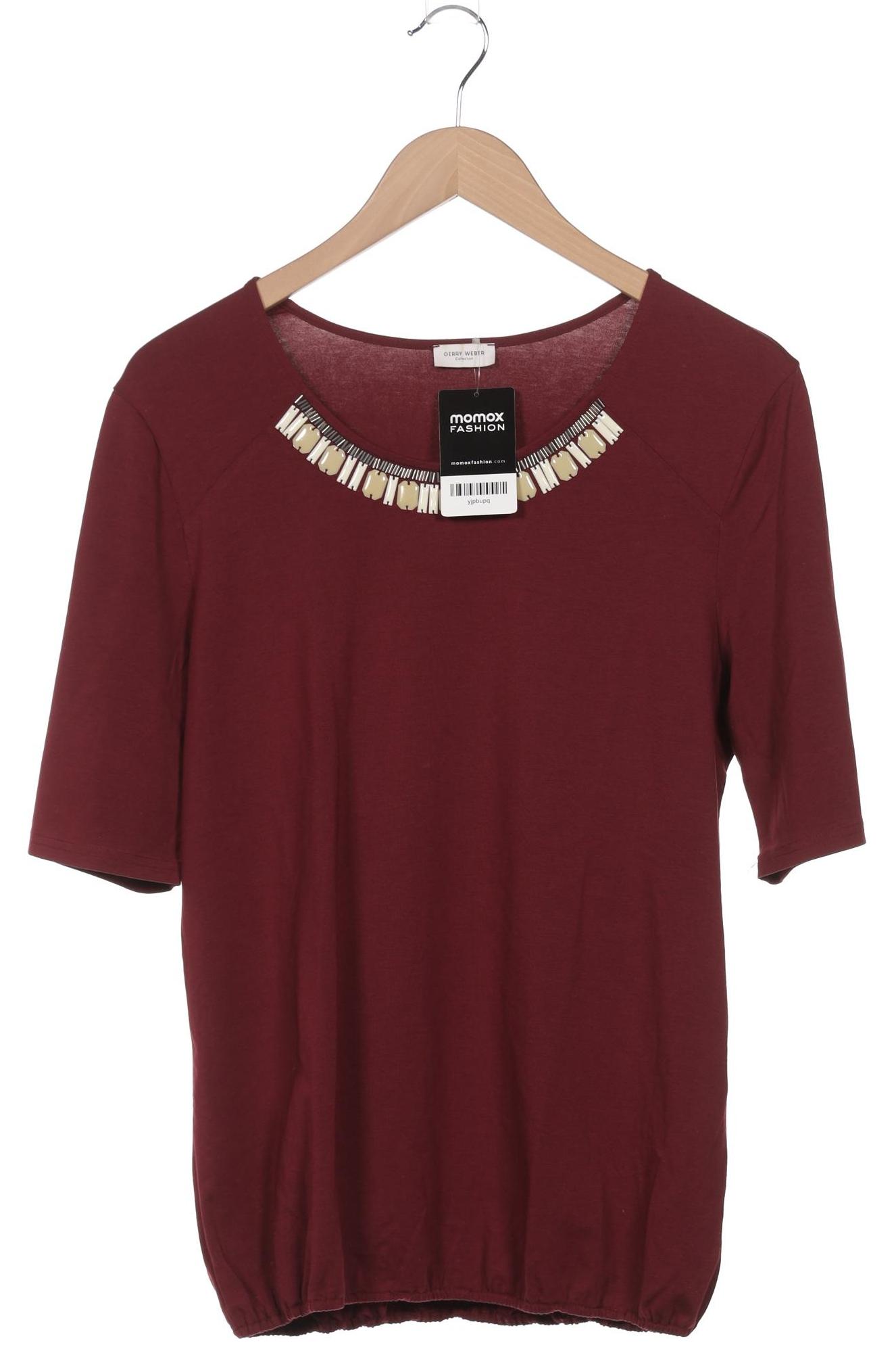 

Gerry Weber Damen T-Shirt, bordeaux, Gr. 42