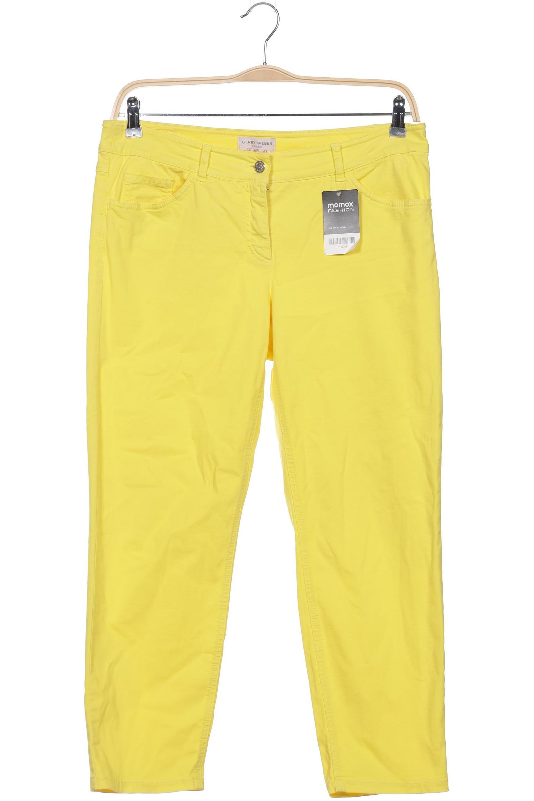 

Gerry Weber Damen Stoffhose, gelb, Gr. 34