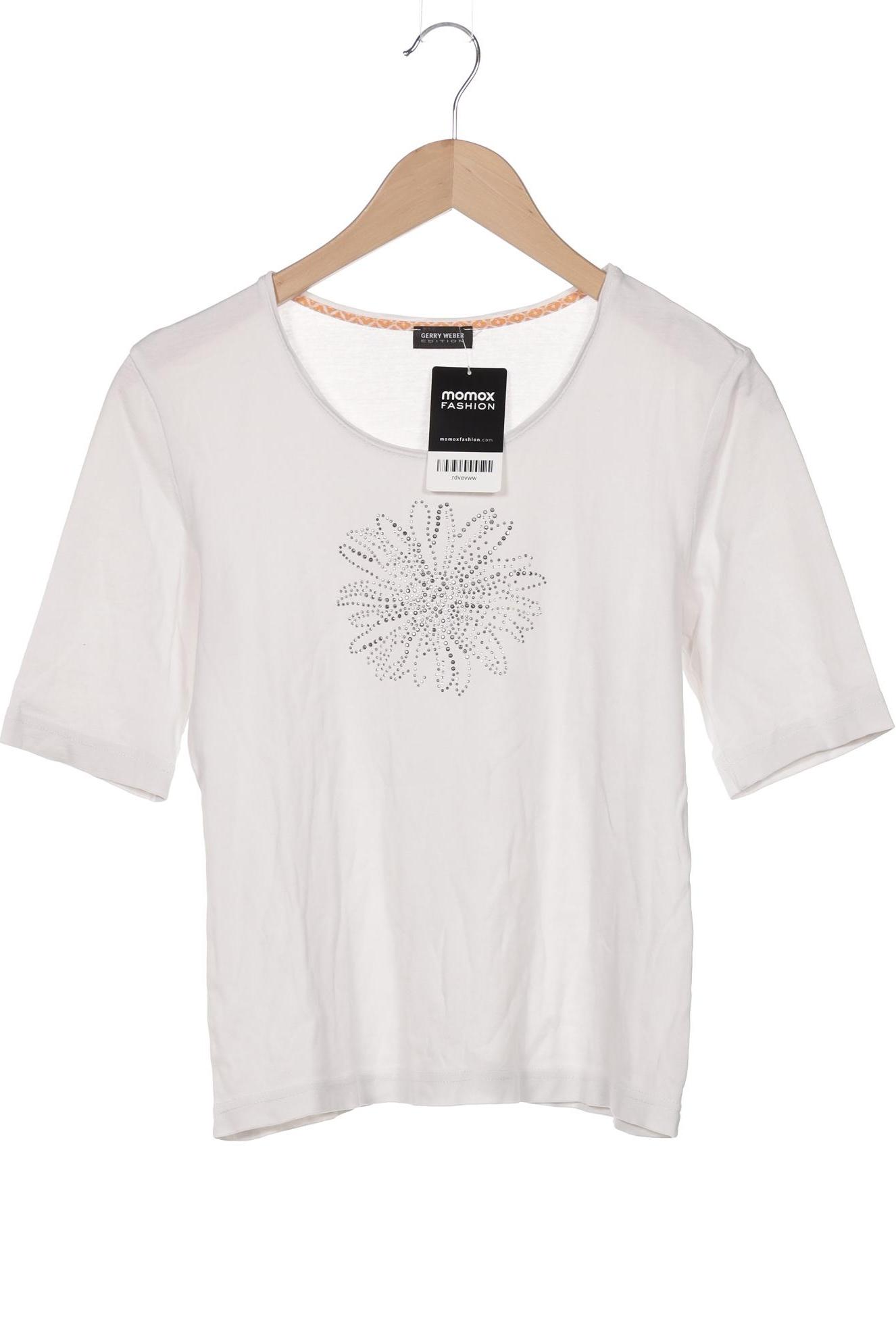 

Gerry Weber Damen T-Shirt, weiß, Gr. 38