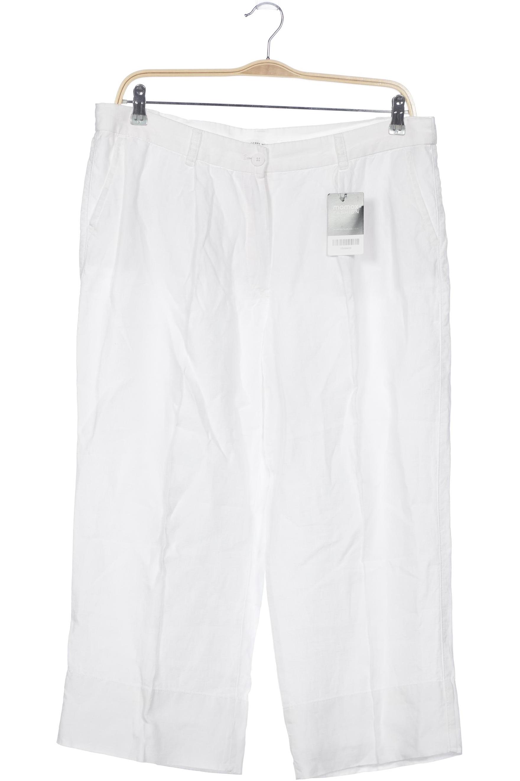 

Gerry Weber Damen Stoffhose, weiß, Gr. 44