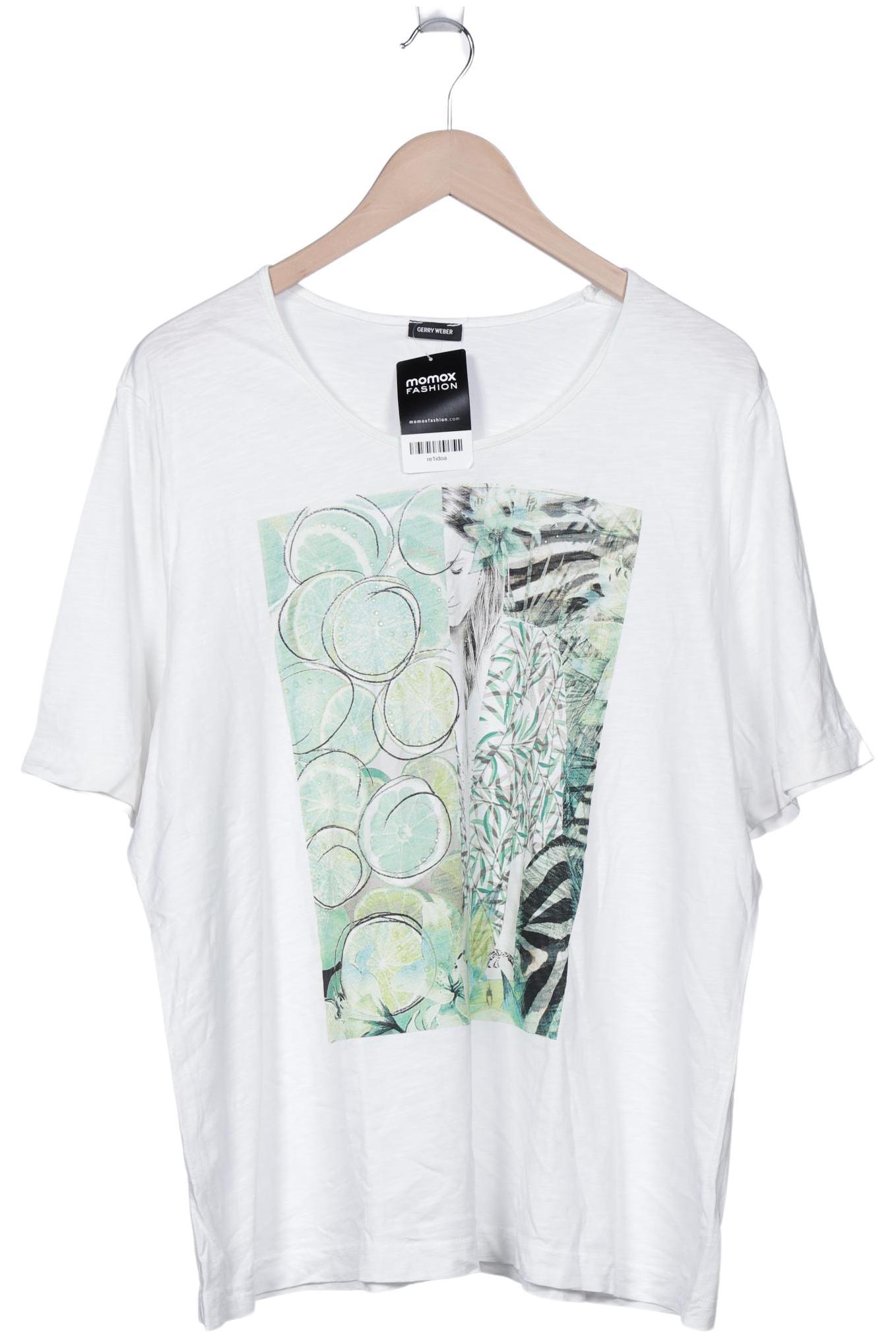 

Gerry Weber Damen T-Shirt, weiß, Gr. 48