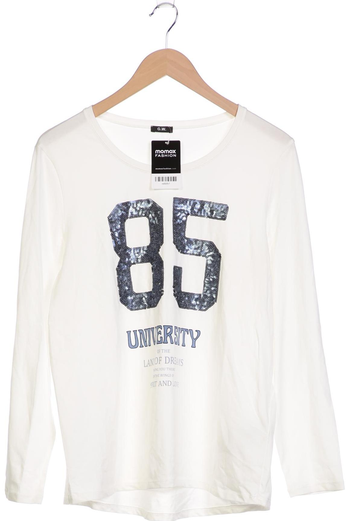 

Gerry Weber Damen Langarmshirt, weiß, Gr. 44