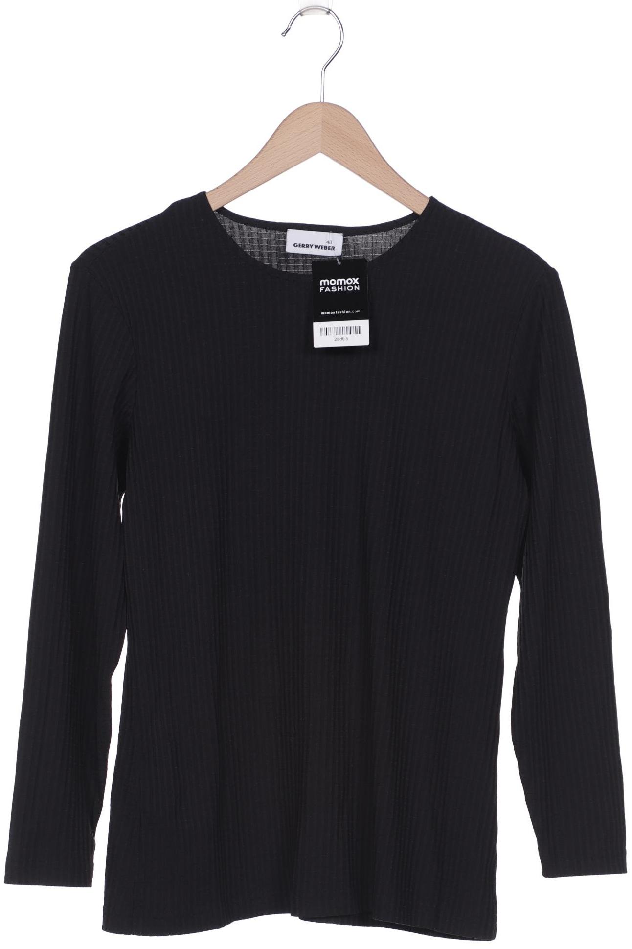 

Gerry Weber Damen Langarmshirt, schwarz, Gr. 40