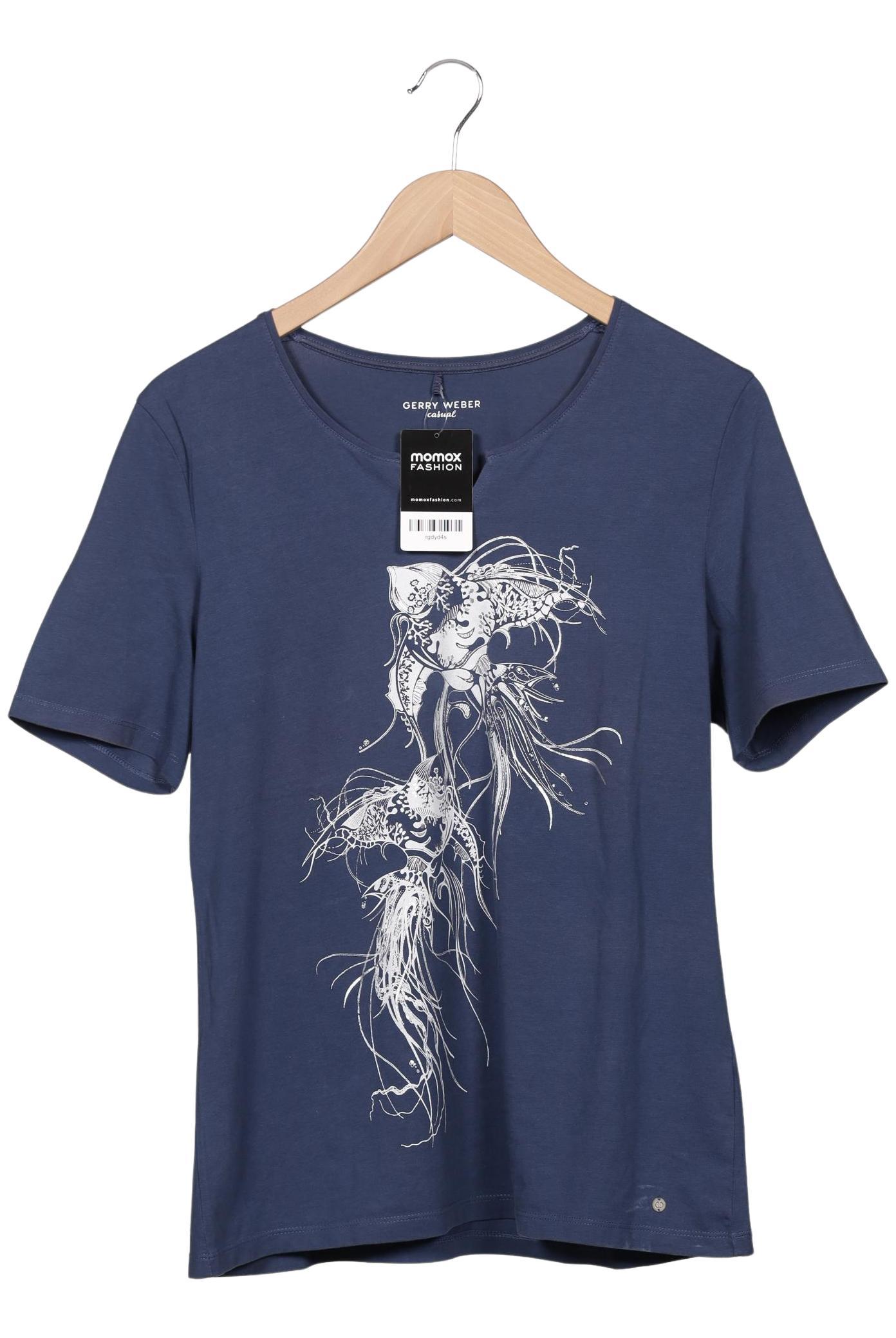 

Gerry Weber Damen T-Shirt, marineblau, Gr. 42