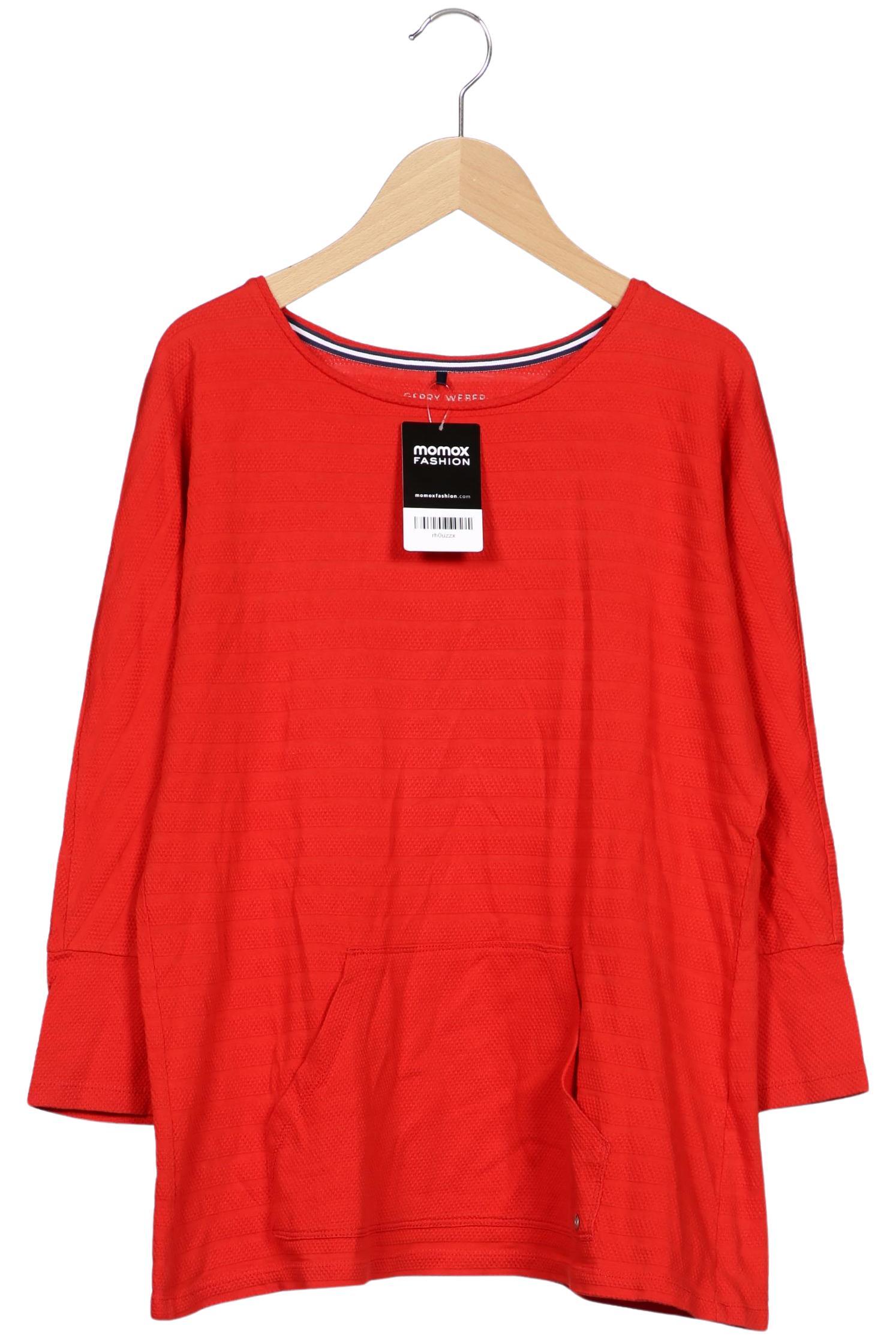 

Gerry Weber Damen Langarmshirt, rot, Gr. 38
