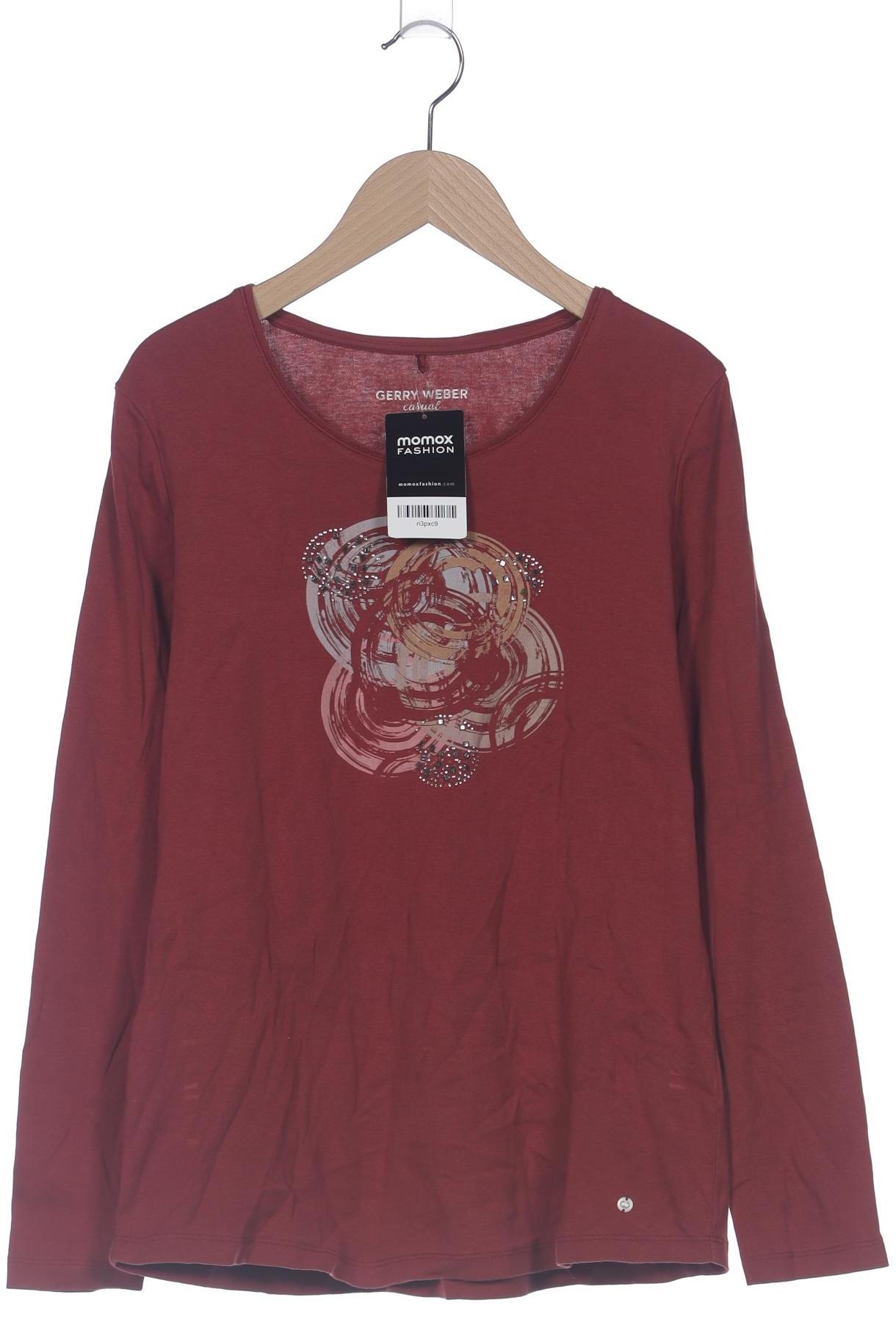 

Gerry Weber Damen Langarmshirt, bordeaux, Gr. 40