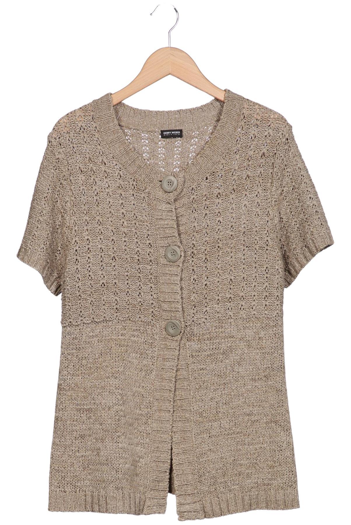 

Gerry Weber Damen Strickjacke, beige, Gr. 42