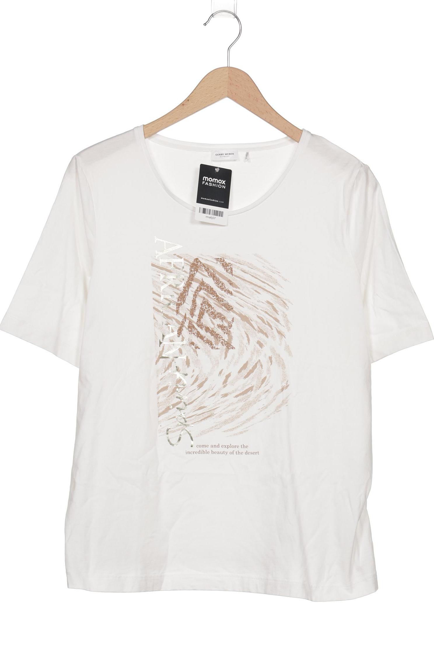 

Gerry Weber Damen T-Shirt, weiß, Gr. 46