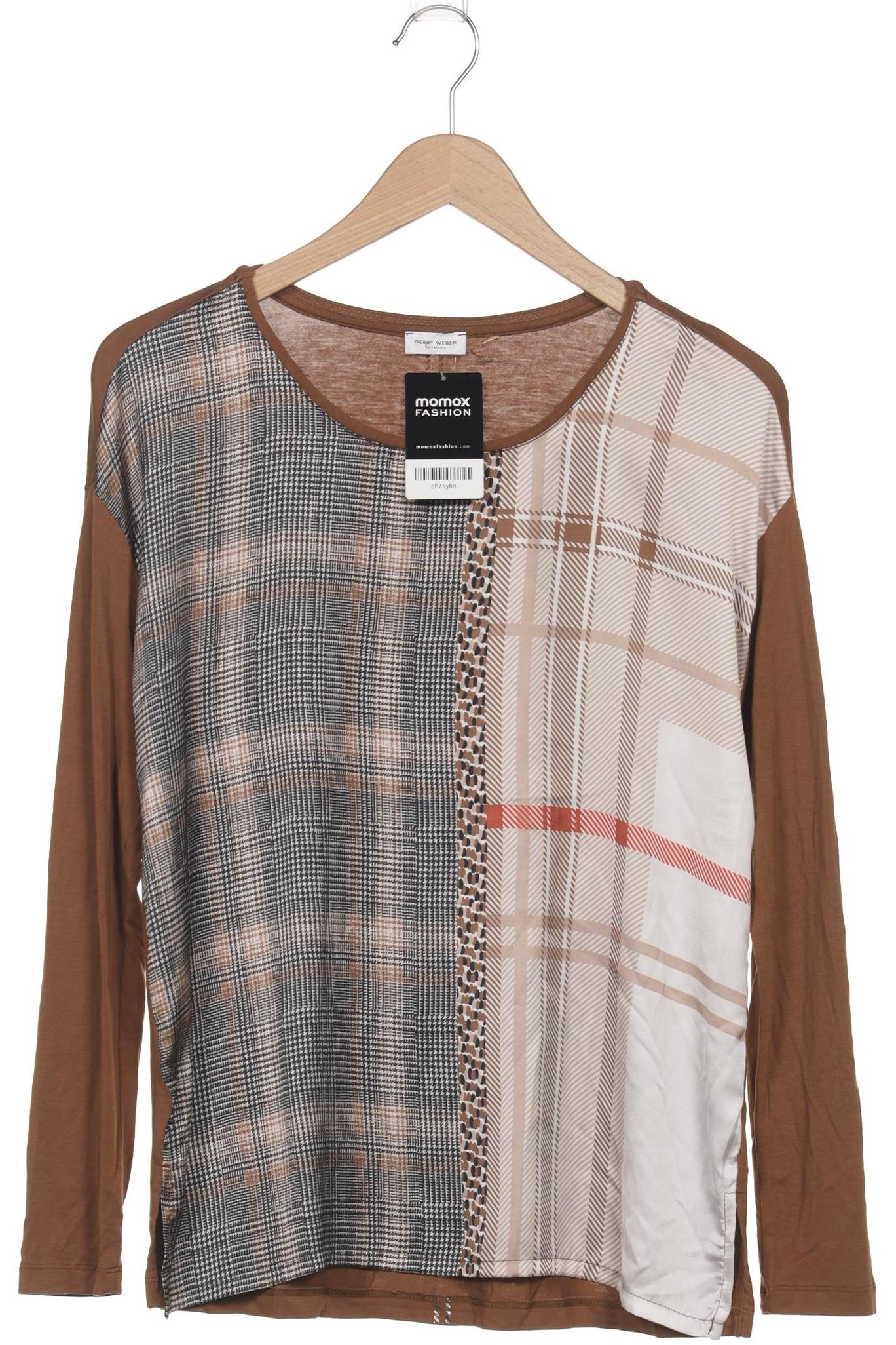 

Gerry Weber Damen Langarmshirt, braun, Gr. 36