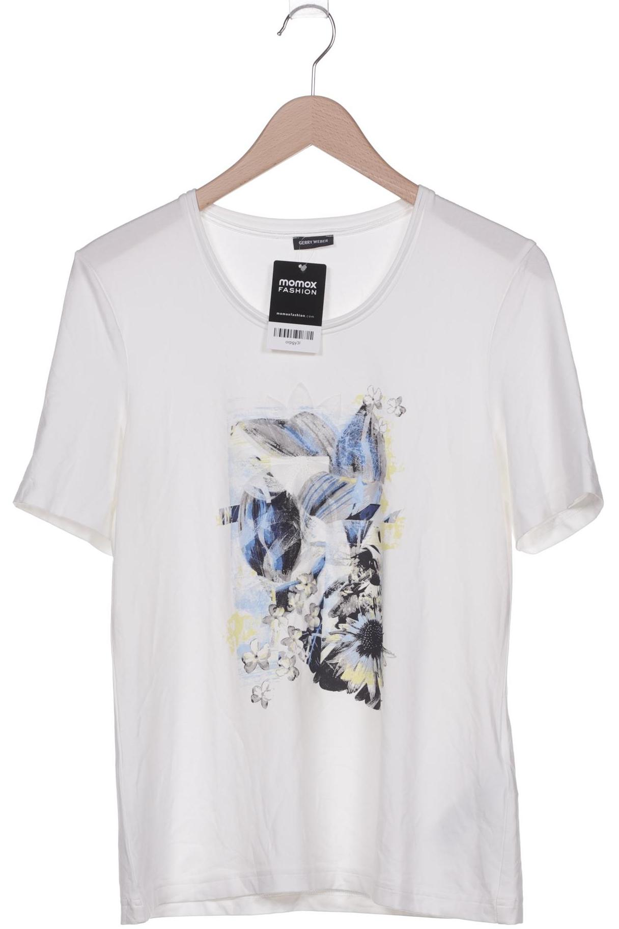 

Gerry Weber Damen T-Shirt, cremeweiß, Gr. 42