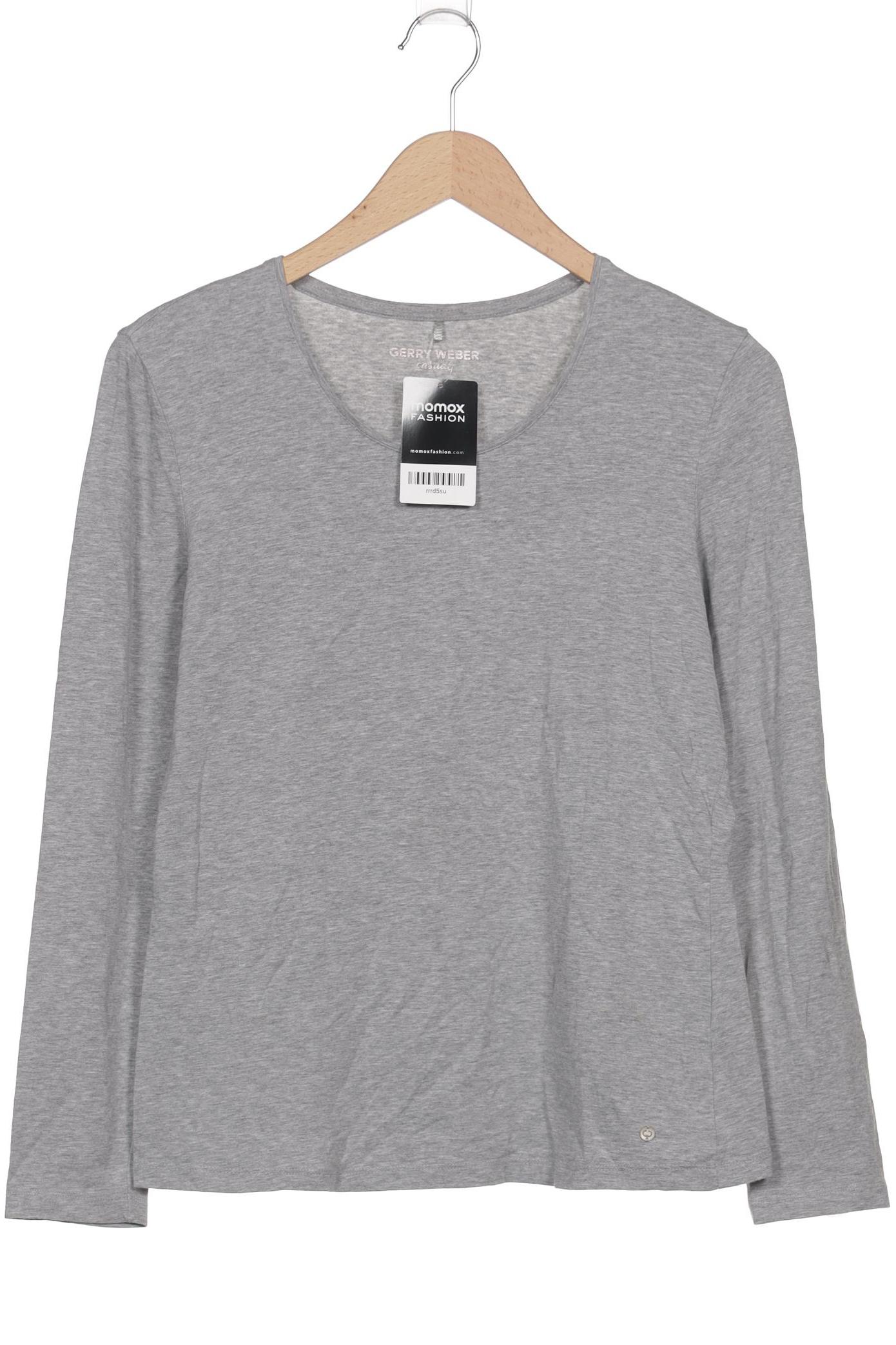 

Gerry Weber Damen Langarmshirt, grau, Gr. 36