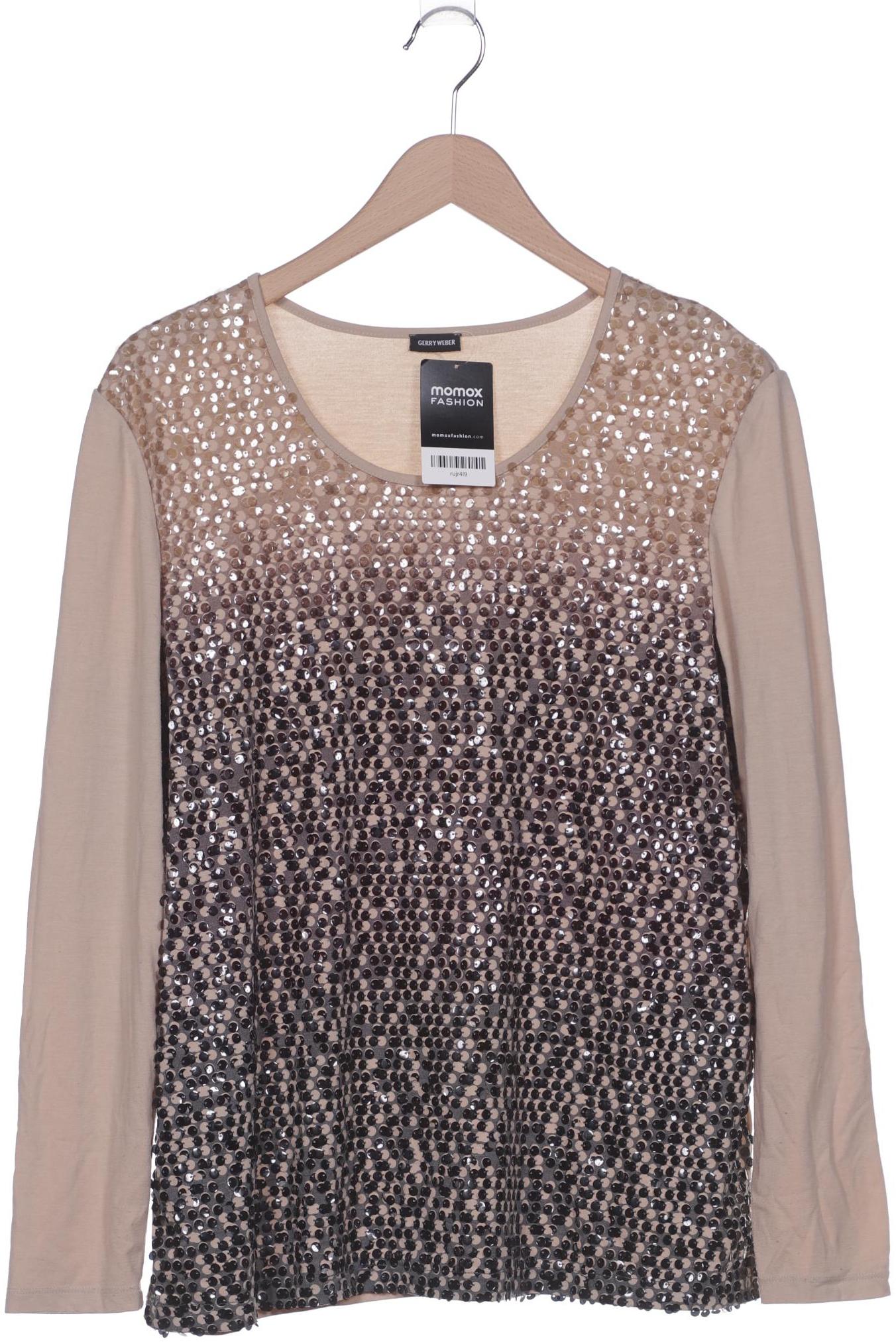 

Gerry Weber Damen Langarmshirt, beige, Gr. 46