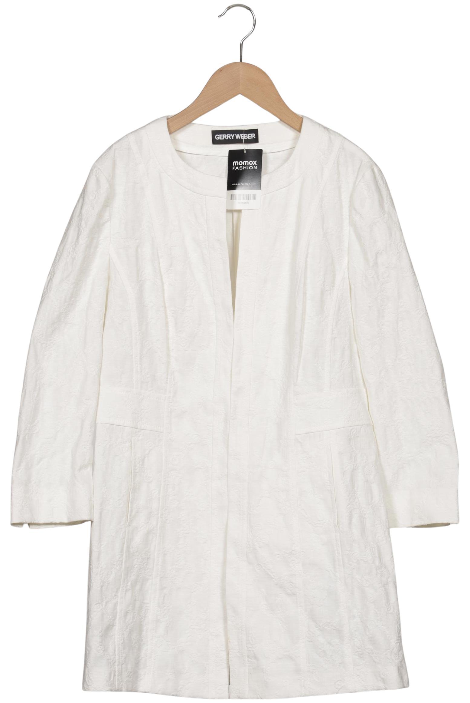 

Gerry Weber Damen Strickjacke, weiß, Gr. 40