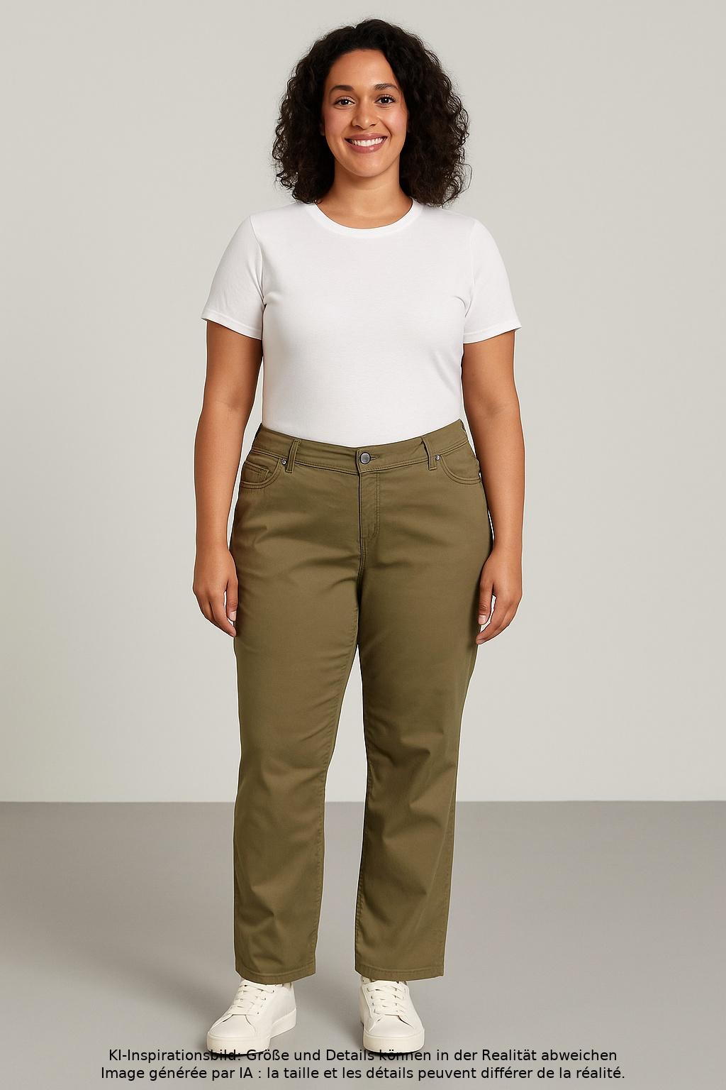 

Gerry Weber Damen Jeans, beige, Gr. 48