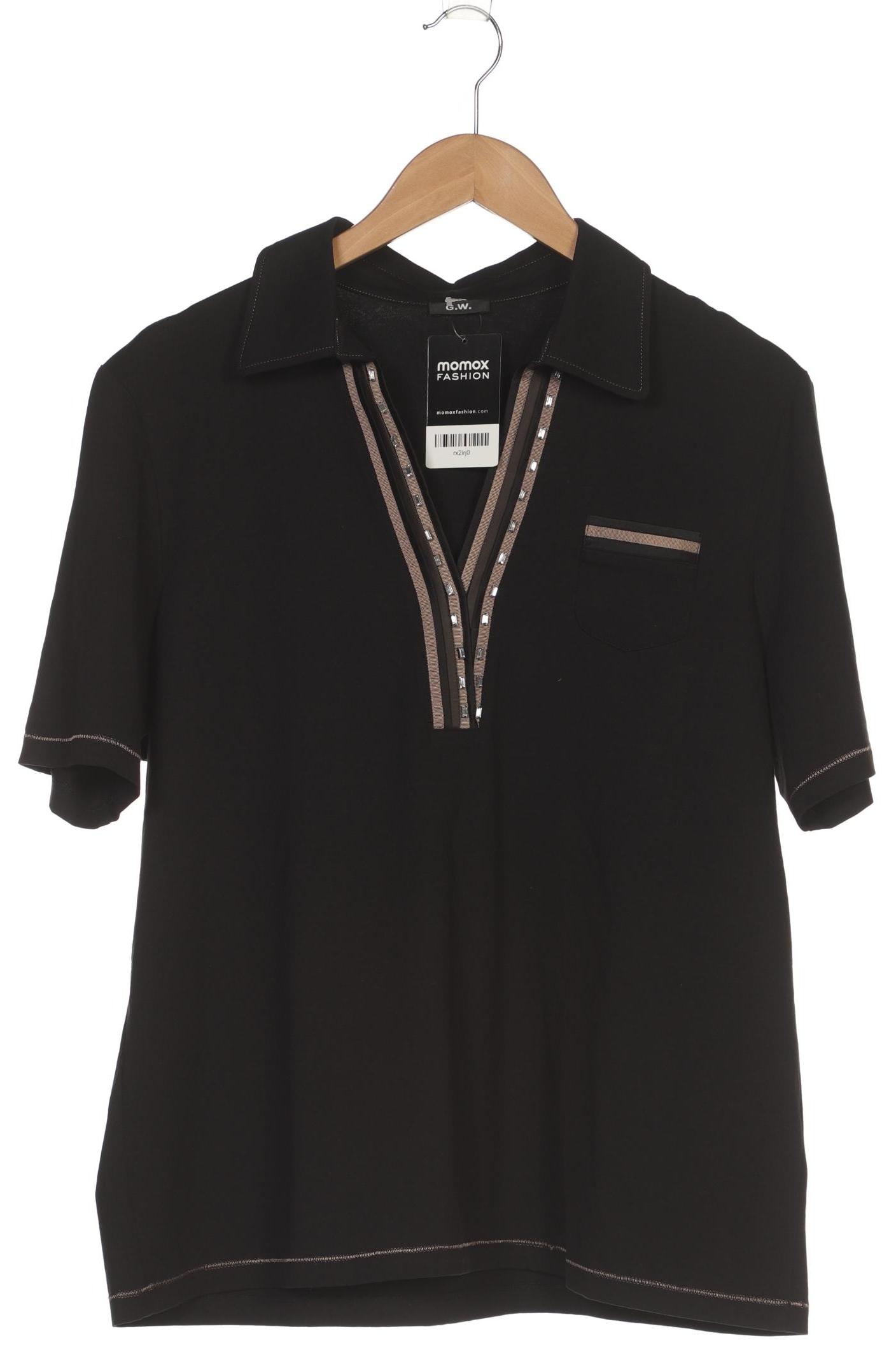 

Gerry Weber Damen Poloshirt, schwarz, Gr. 46