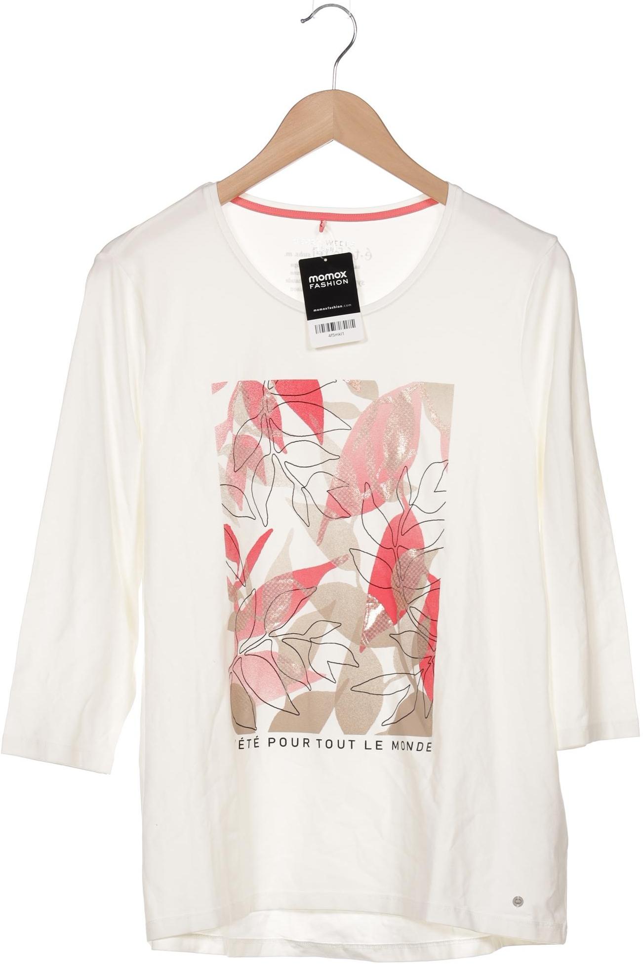 

Gerry Weber Damen Langarmshirt, cremeweiß, Gr. 46