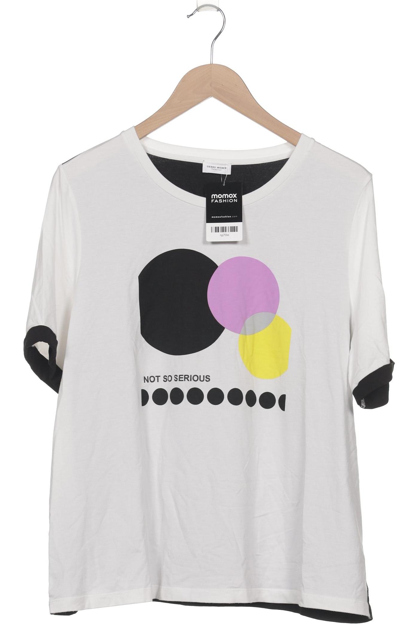 

Gerry Weber Damen T-Shirt, weiß, Gr. 44