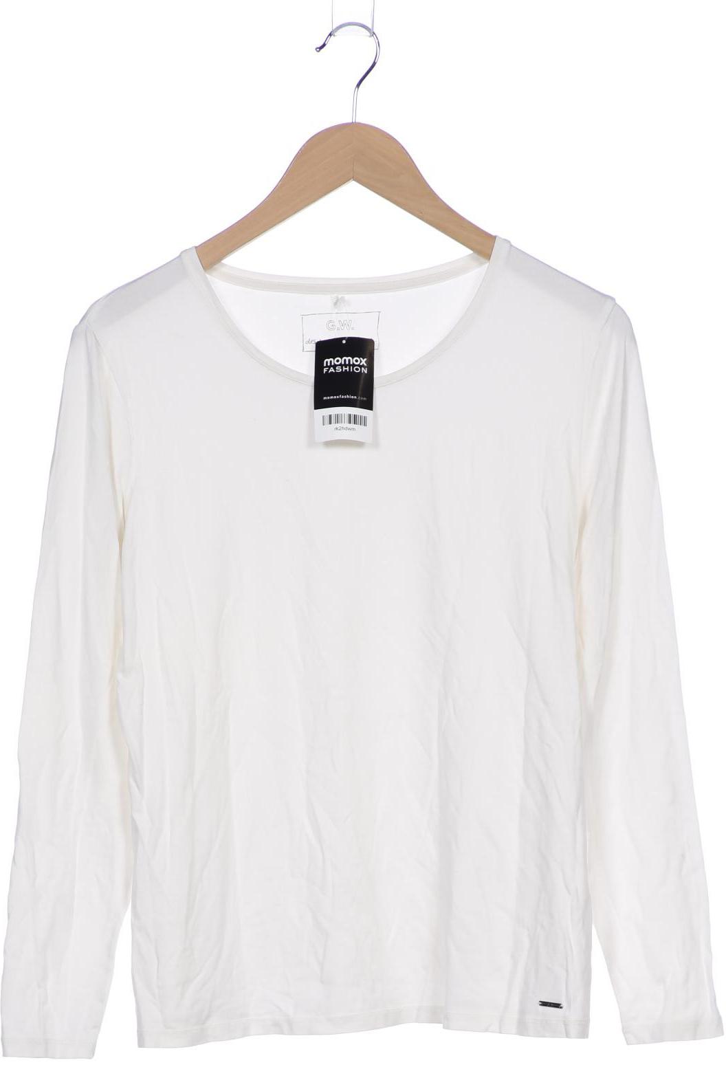 

Gerry Weber Damen Langarmshirt, weiß, Gr. 40