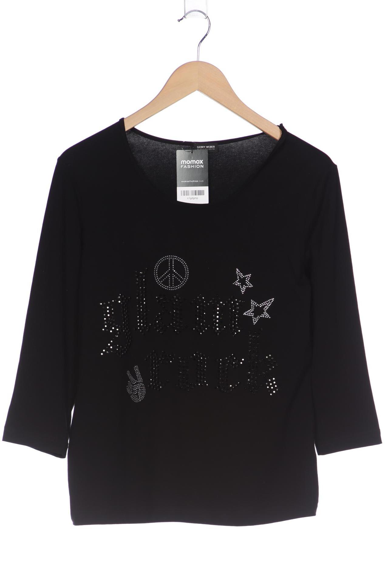 

Gerry Weber Damen Langarmshirt, schwarz, Gr. 42