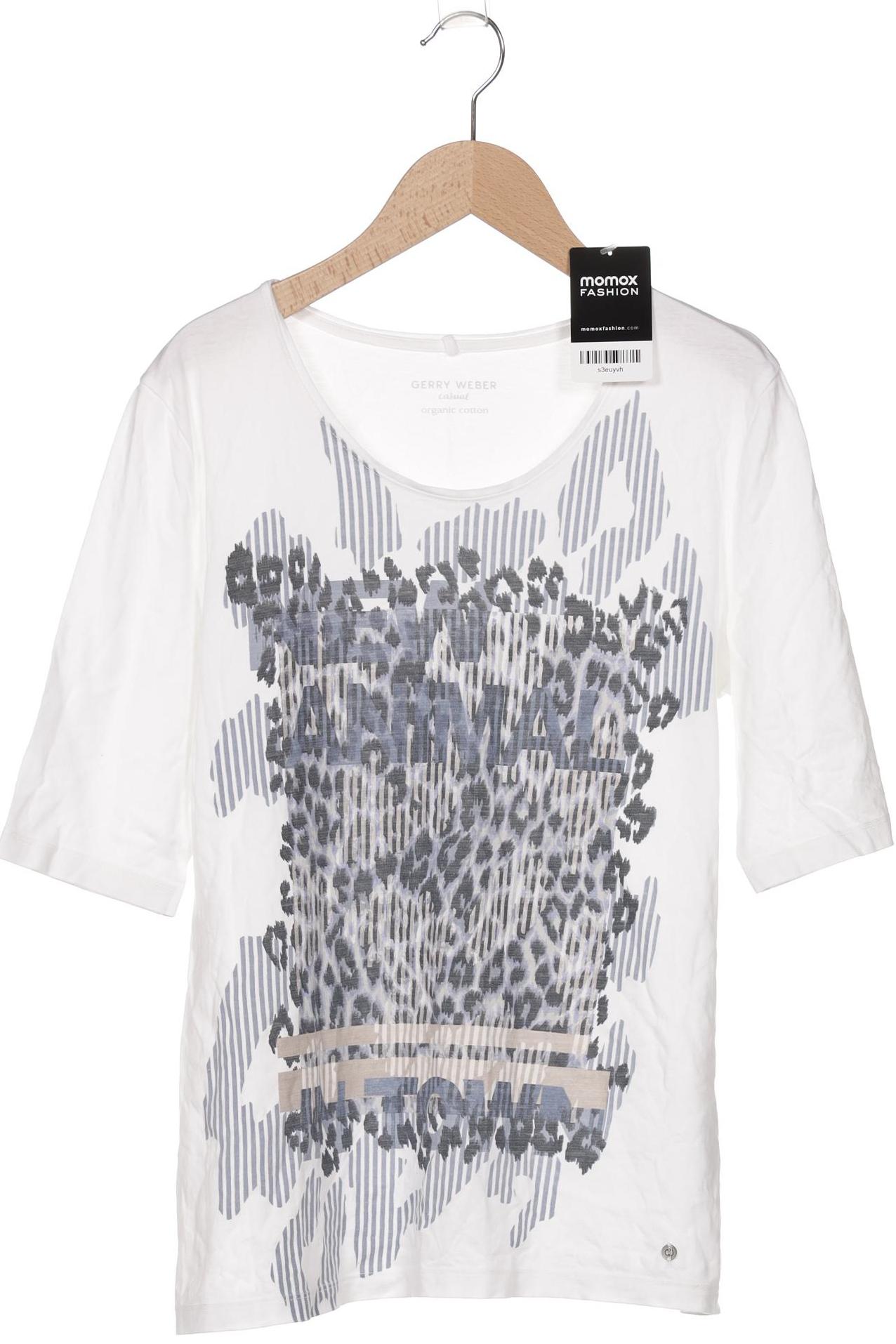 

Gerry Weber Damen T-Shirt, weiß, Gr. 40
