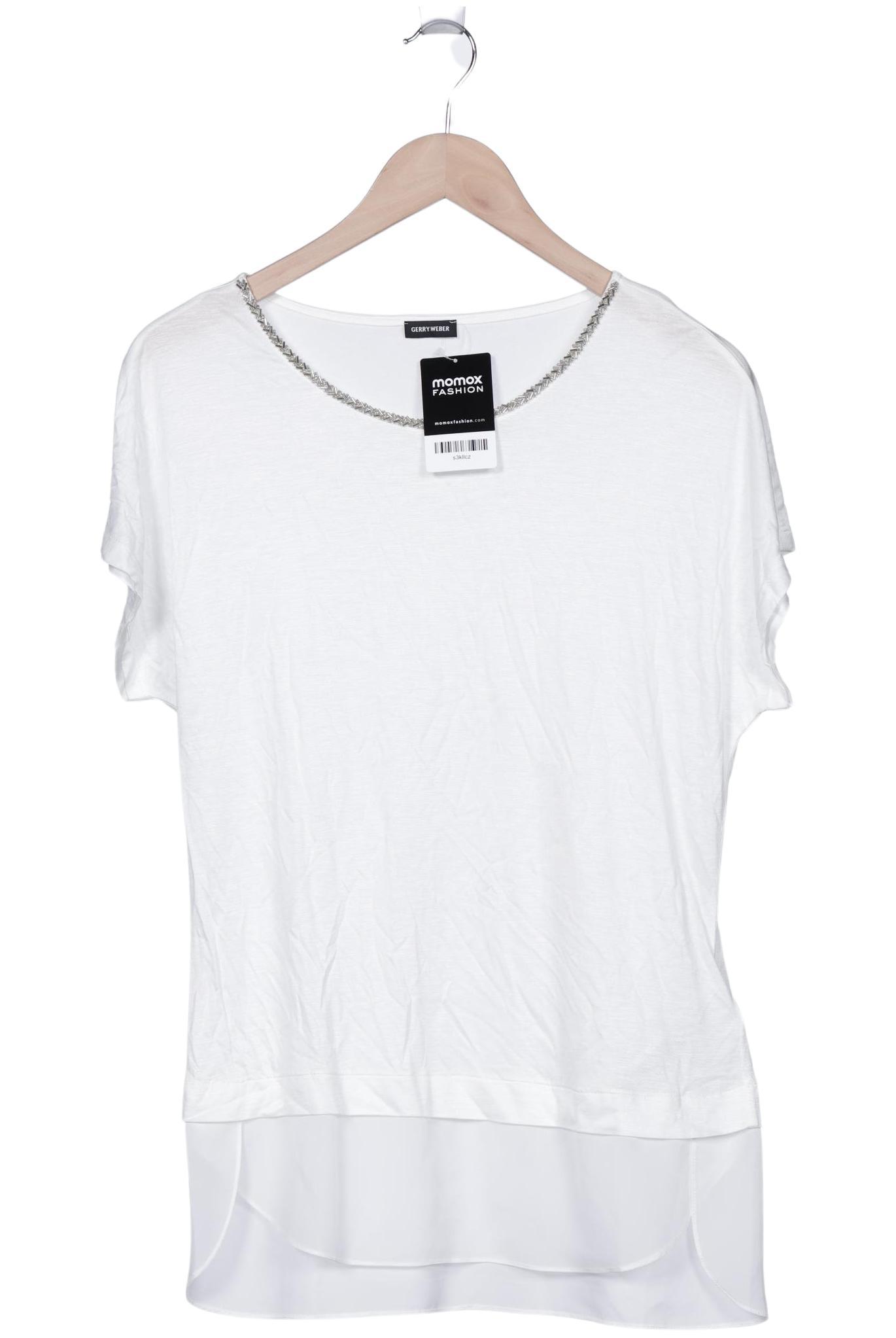 

Gerry Weber Damen T-Shirt, weiß, Gr. 38