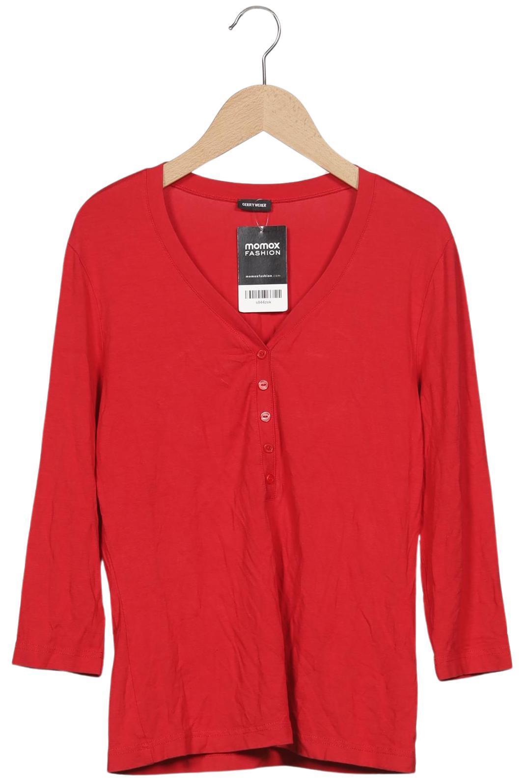 

Gerry Weber Damen Langarmshirt, rot, Gr. 36