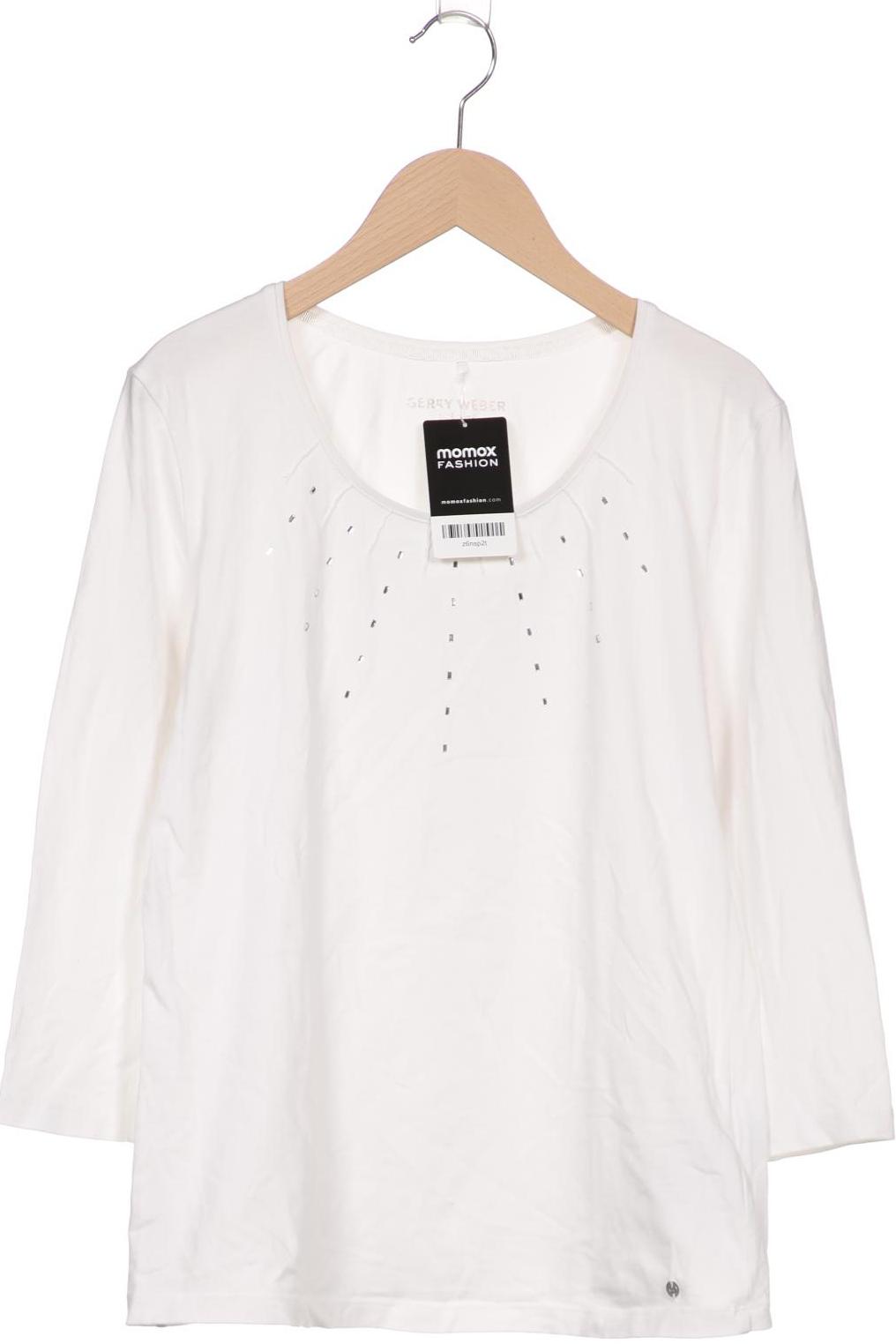 

Gerry Weber Damen Langarmshirt, weiß, Gr. 40