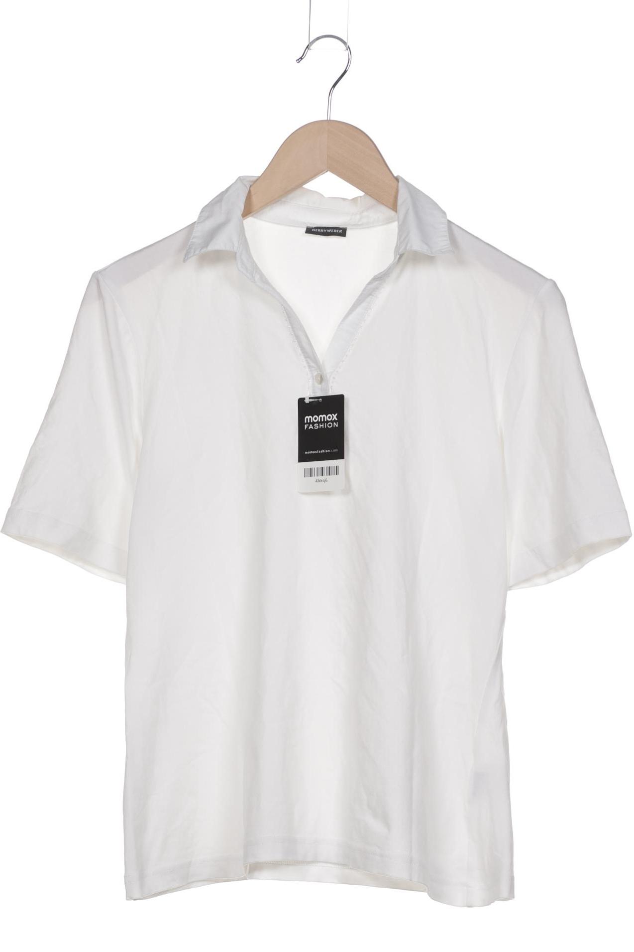 

Gerry Weber Damen Poloshirt, weiß, Gr. 42