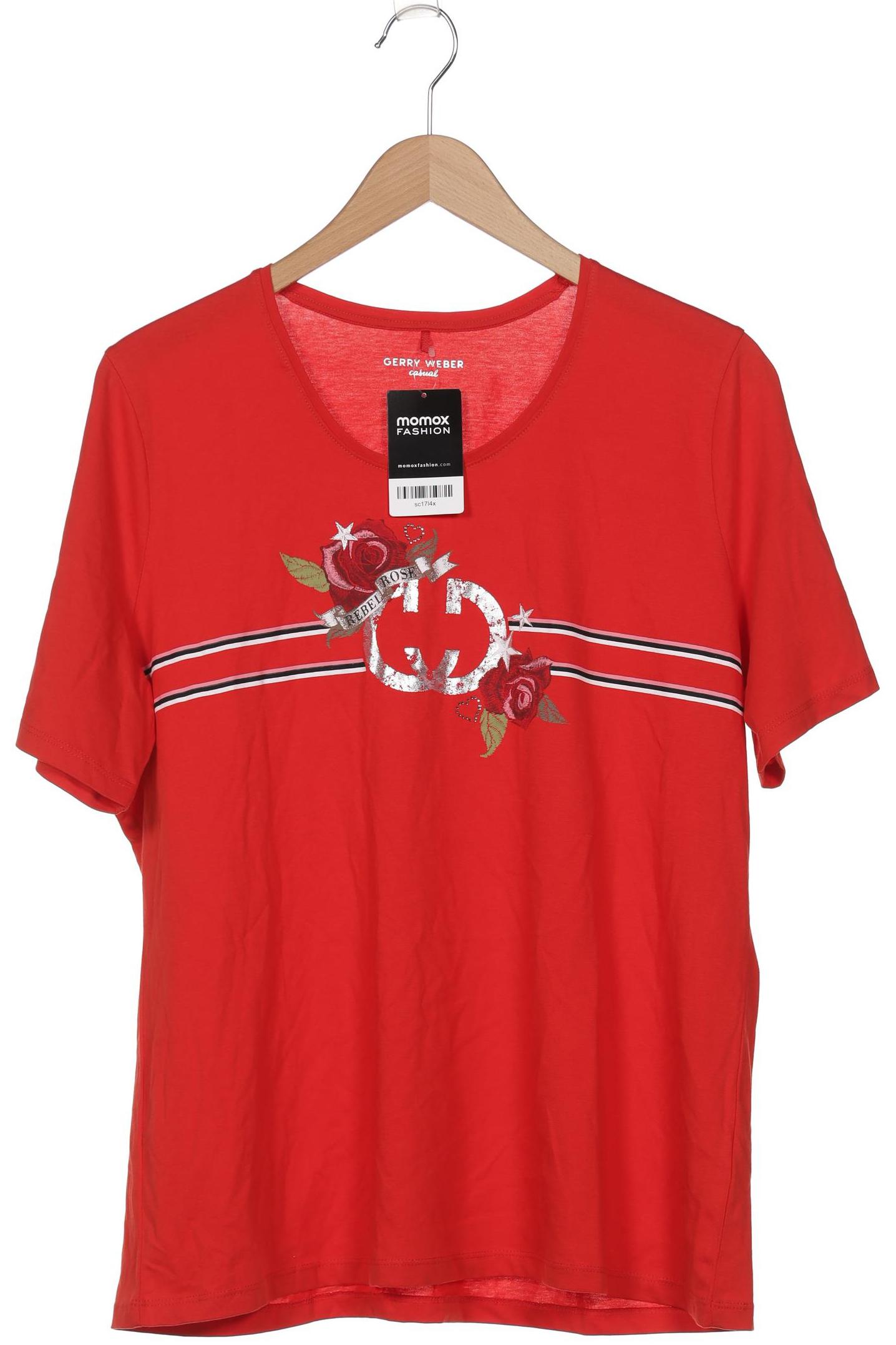 

Gerry Weber Damen T-Shirt, rot, Gr. 46