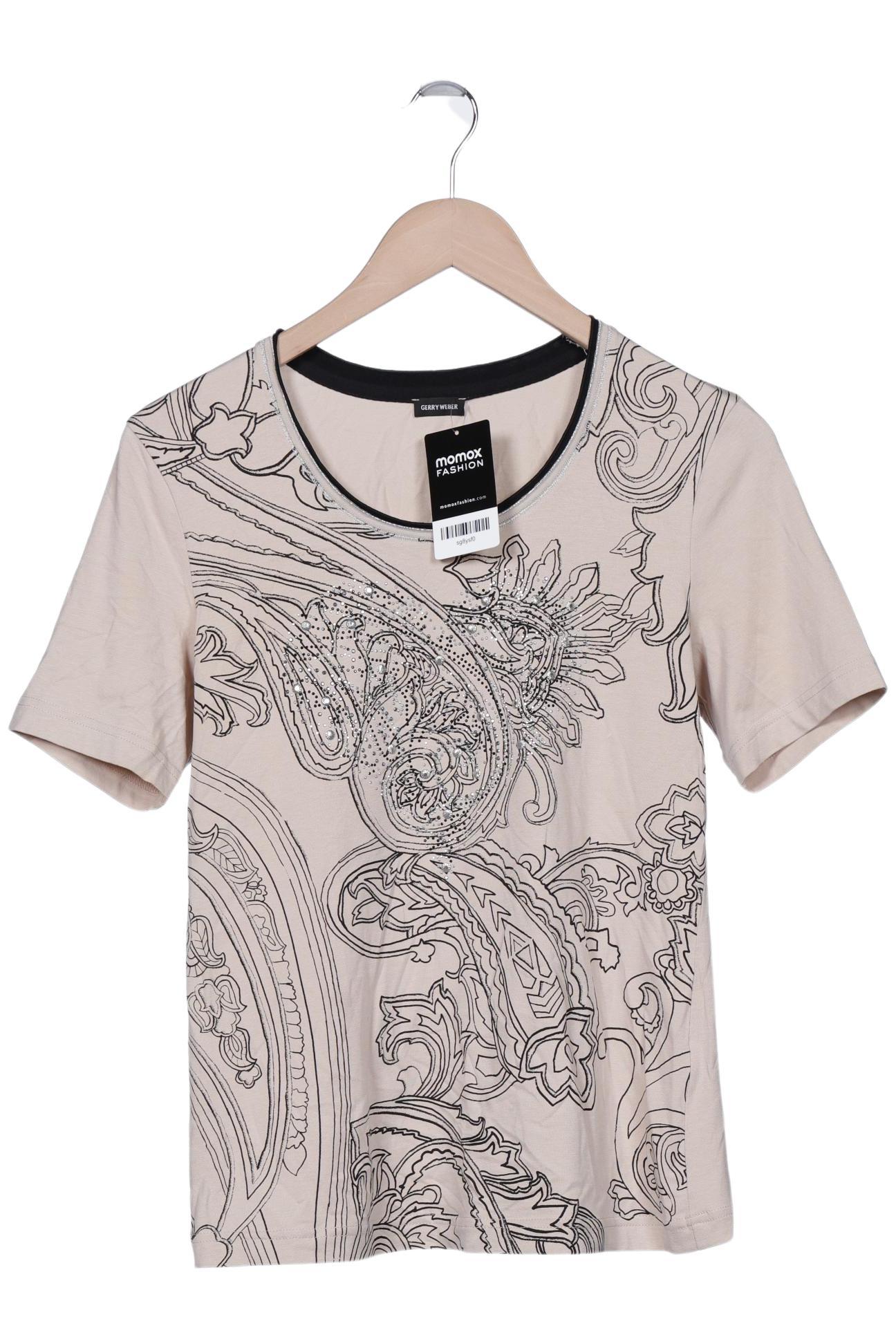 

Gerry Weber Damen T-Shirt, beige, Gr. 38