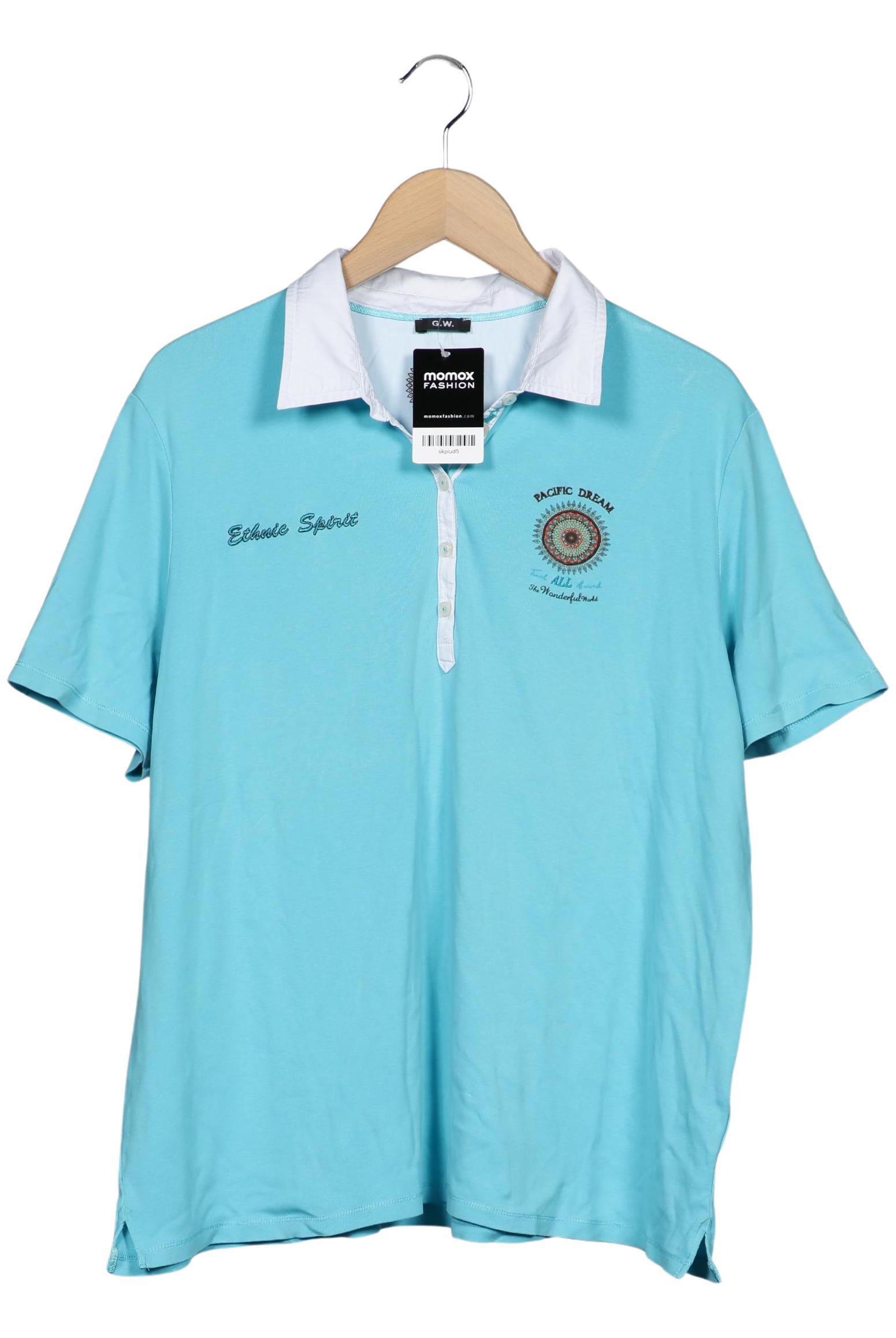 

Gerry Weber Damen Poloshirt, hellblau, Gr. 48