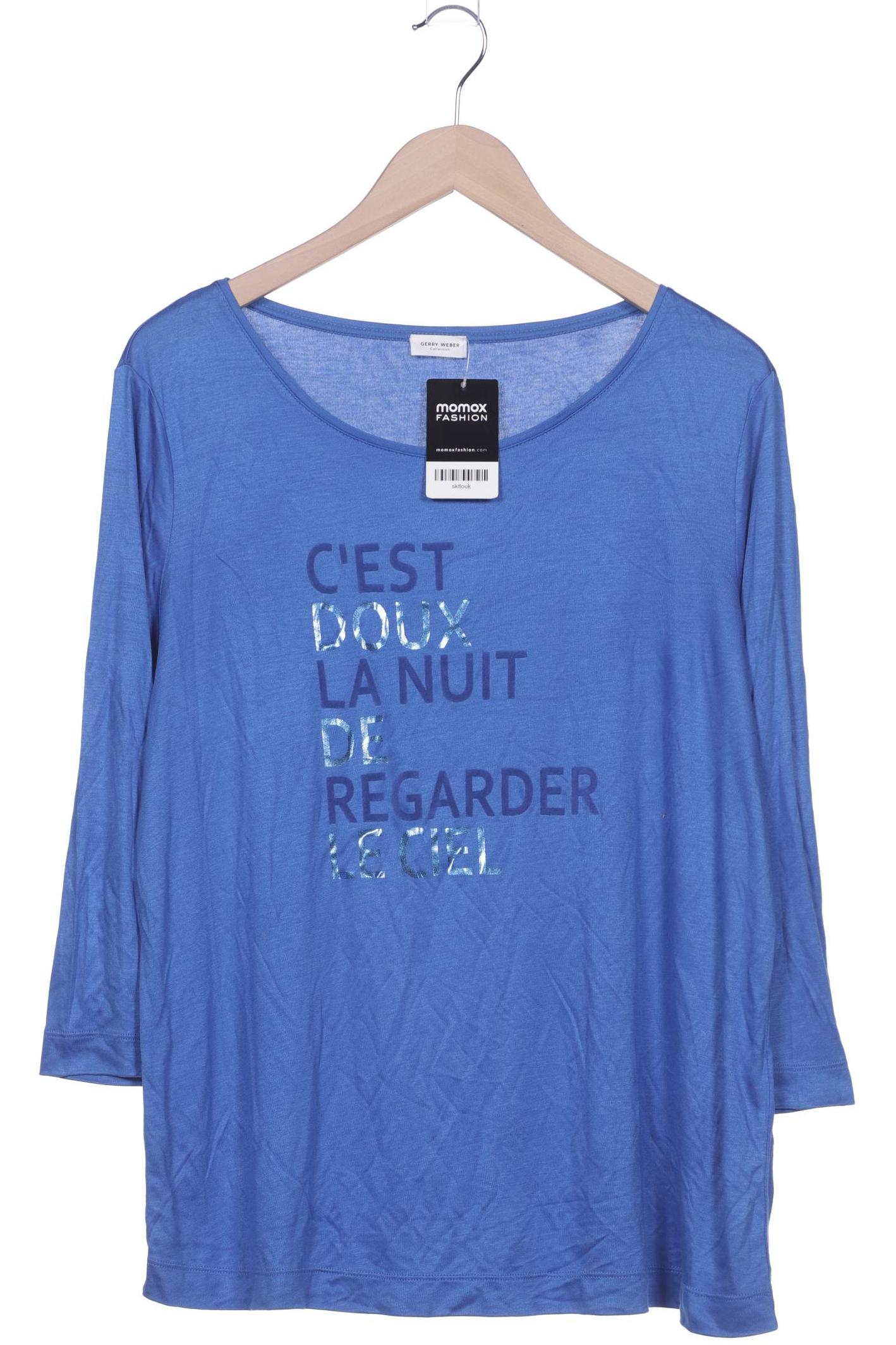 

Gerry Weber Damen Langarmshirt, blau, Gr. 46